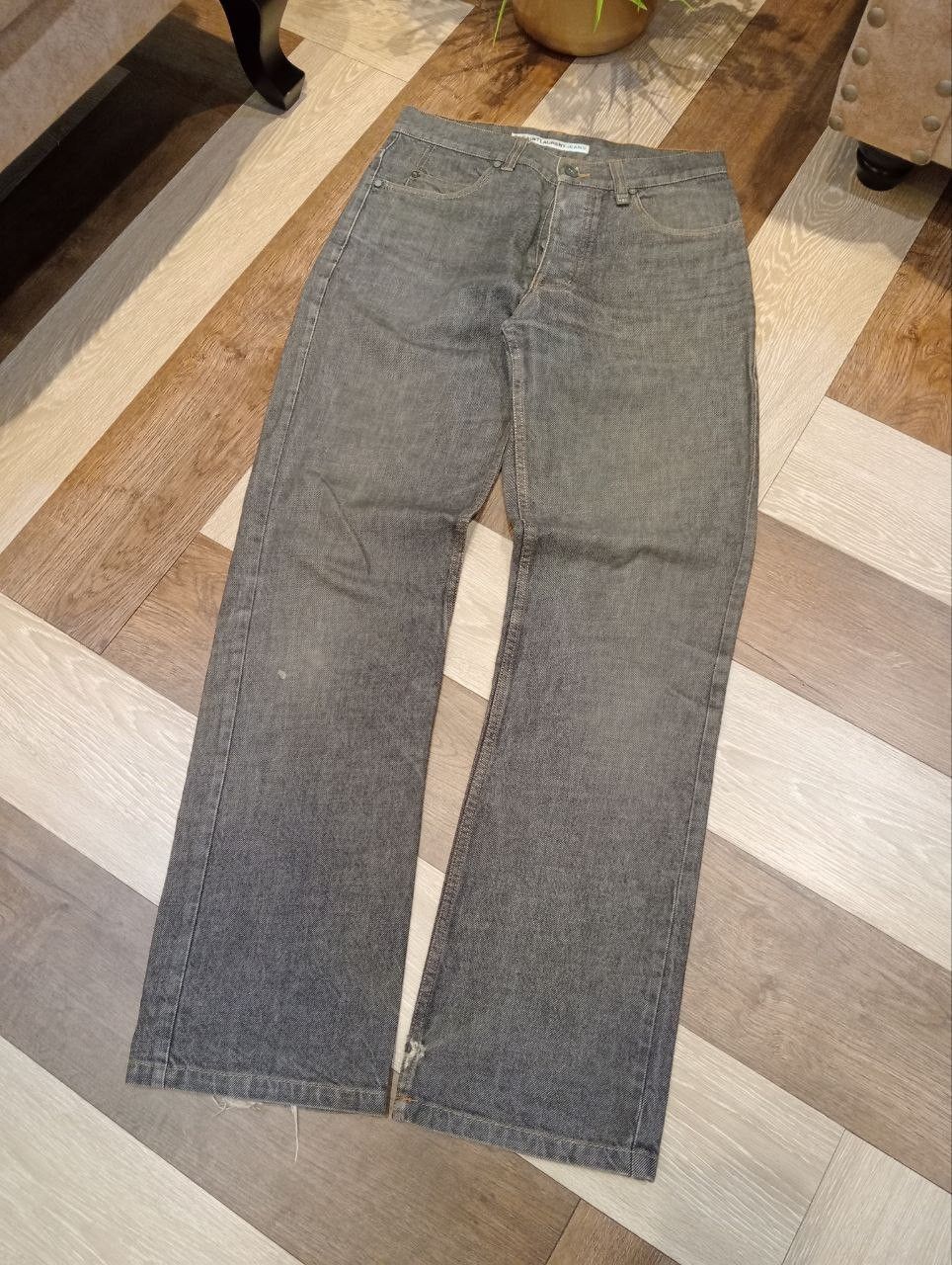 Saint Laurent Paris SAINT LAURENT JEANS GREY DENIM PANTS Size US 31 - 2 Thumbnail