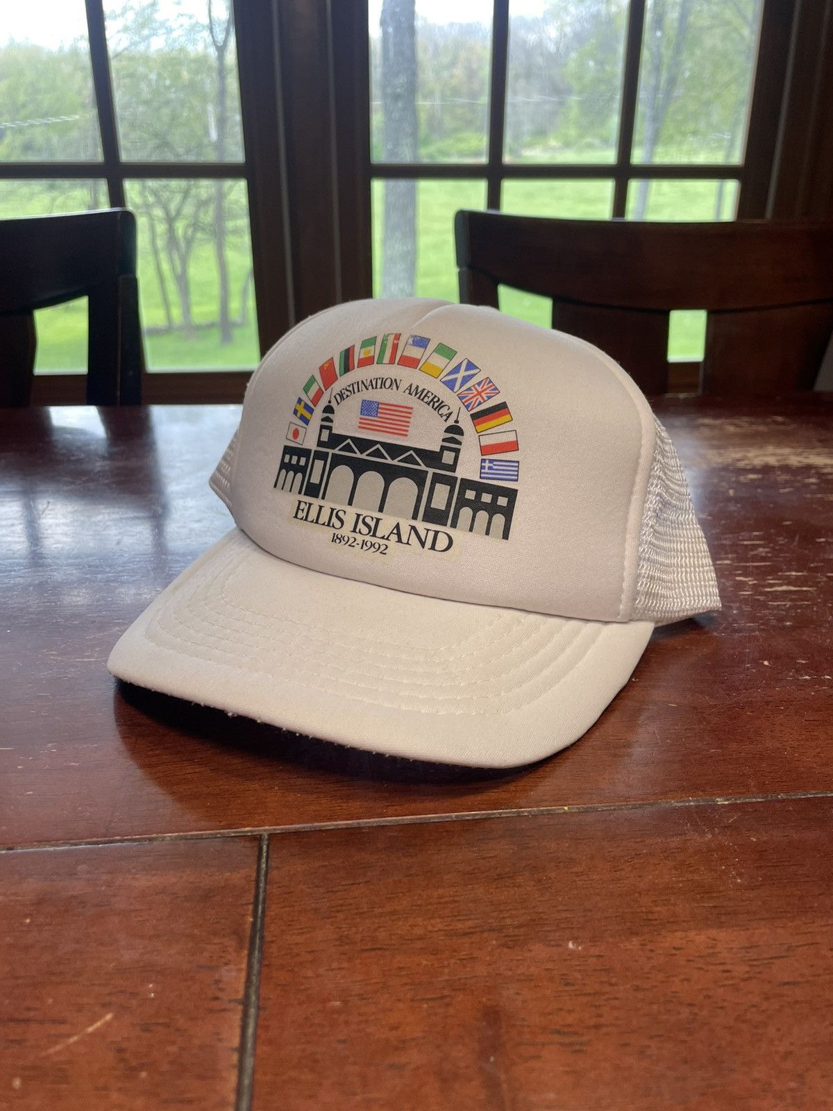 Other “Ellis Island” white trucker hat Size ONE SIZE - 1 Thumbnail