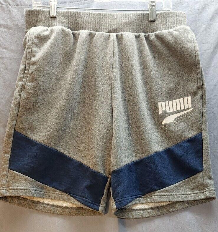 Puma Puma Shorts Gray & Blue Sweat Style Size XL Size US 36 / EU 52 - 1 Thumbnail
