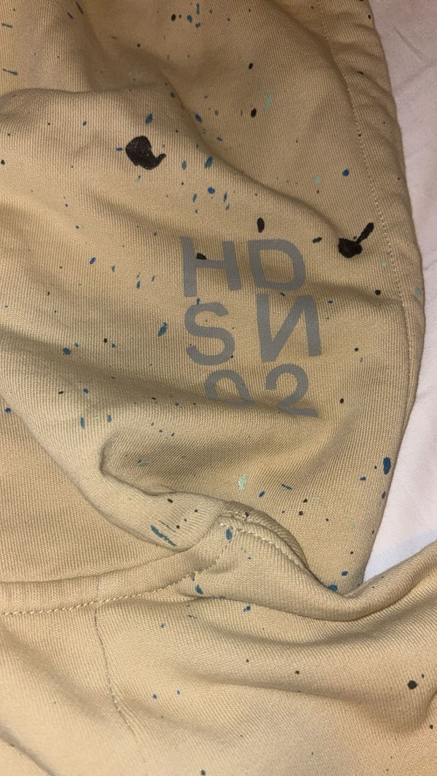 Hudson Hudson LA Moto Splatter Hoodie in Beige Size US M / EU 48-50 / 2 - 4 Thumbnail
