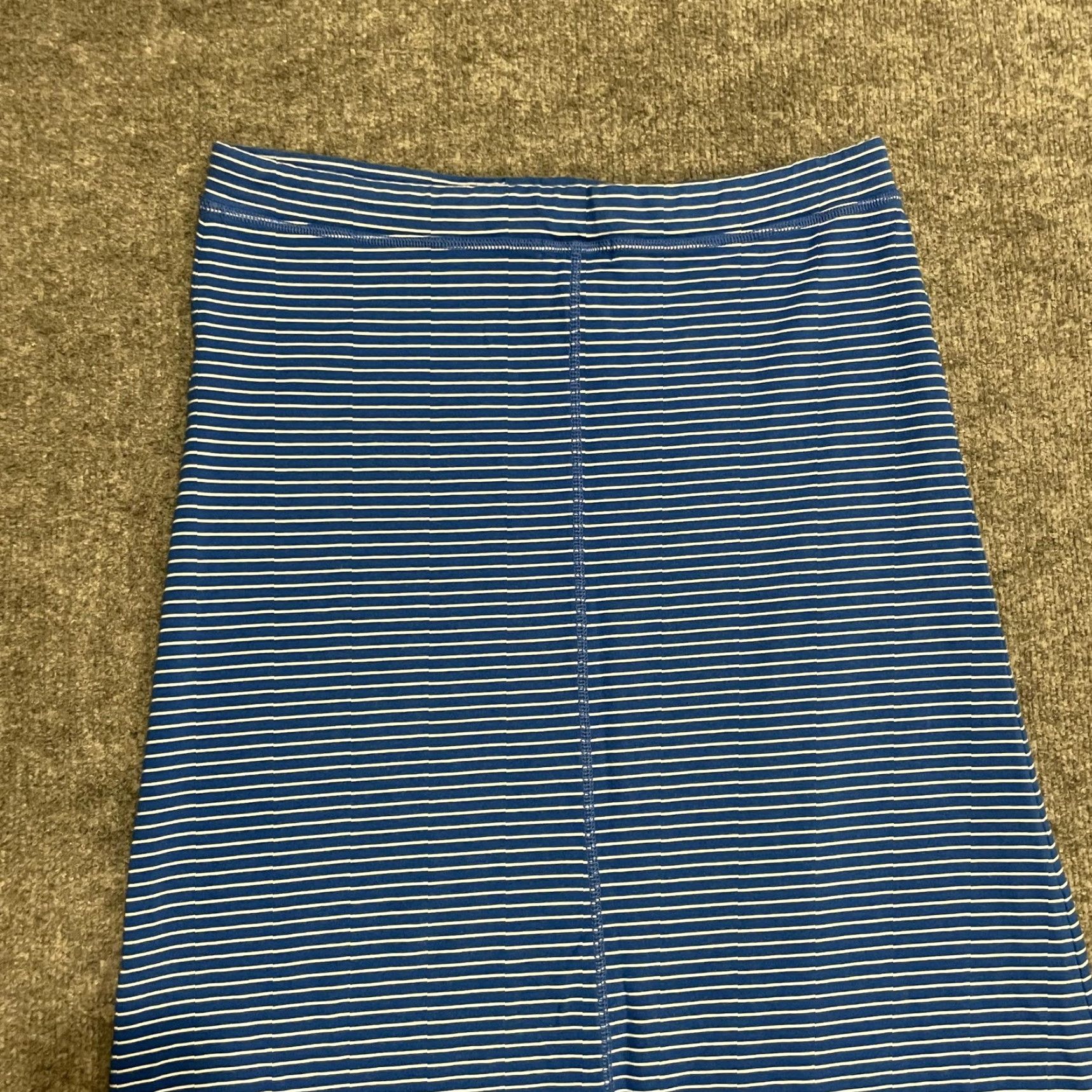 Ralph Lauren Lauren Ralph Lauren Jeans Company Maxi Skirt Womens Medium Blue Striped Modal Size 32" / US 10 / IT 46 - 4 Thumbnail