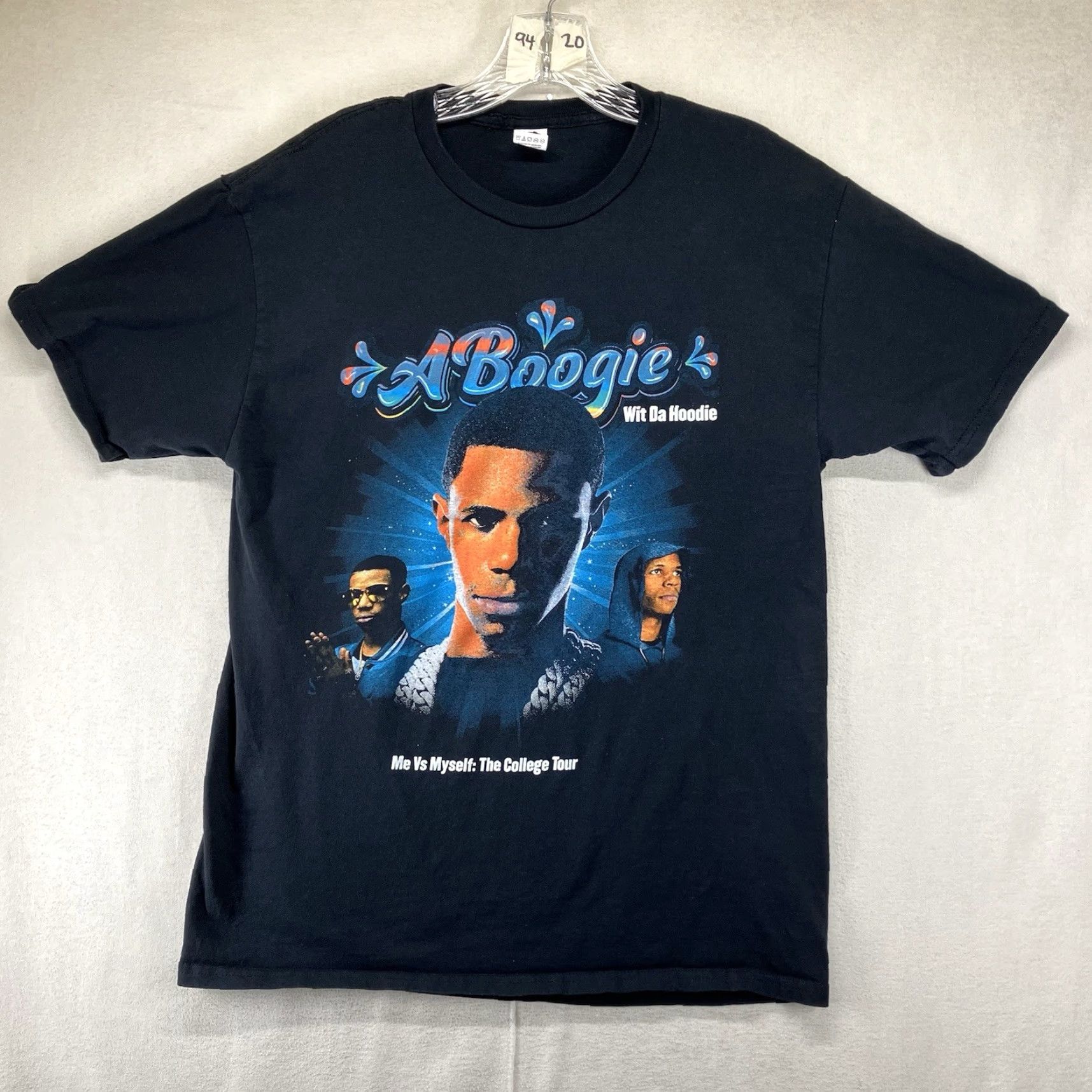 Fruit Of The Loom A BOOGIE WIT DA HOODIE Rap Tee Medium Hip Hop Concert Tour Toosii Kaliii Fruit of the Loom Black T-Shirt Unisex Adults M Size US M / EU 48-50 / 2 - 2 Thumbnail
