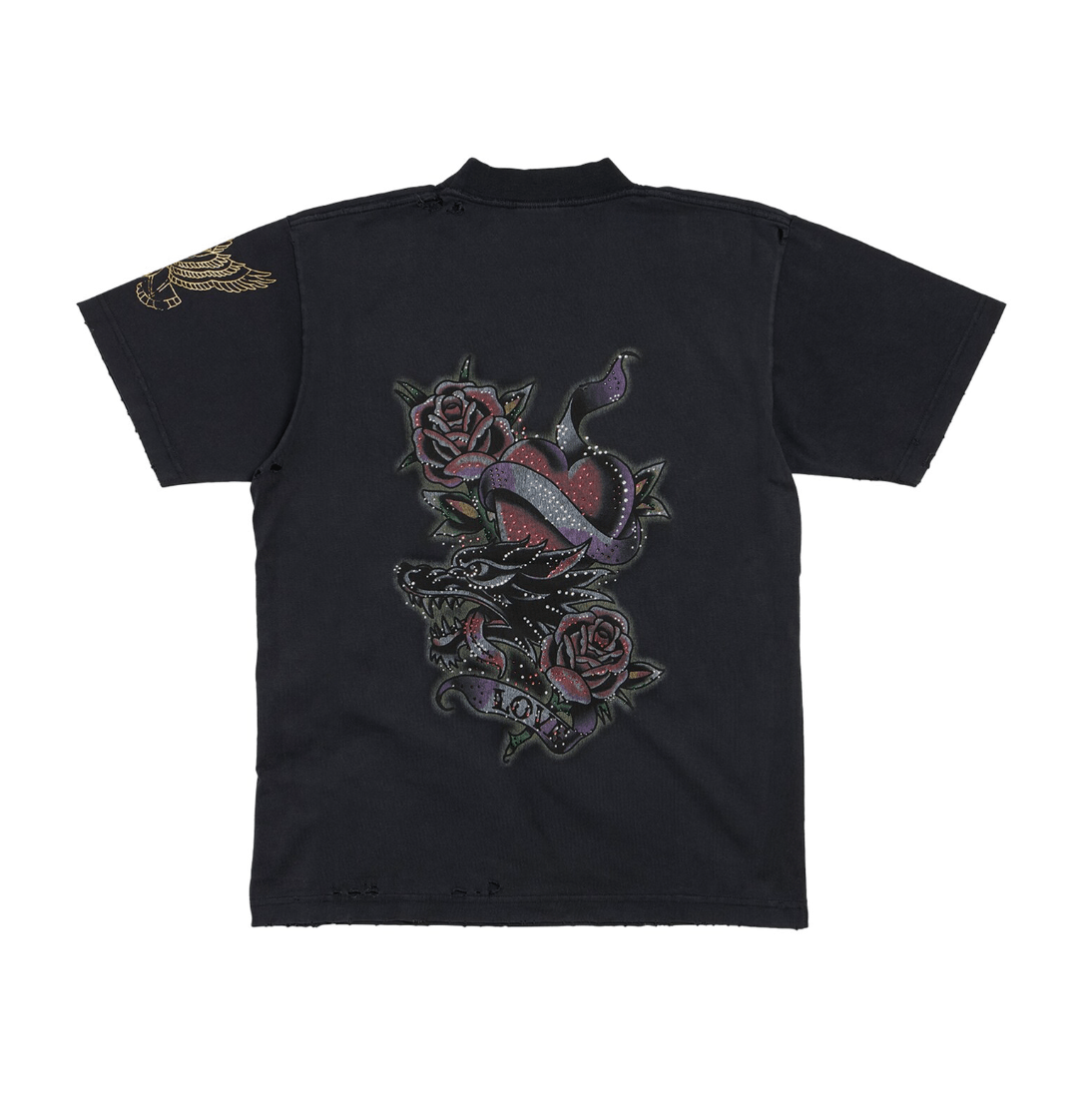 Balenciaga Balenciaga Tacky Tattoo T-Shirt Size US S / EU 44-46 / 1 - 2 Thumbnail