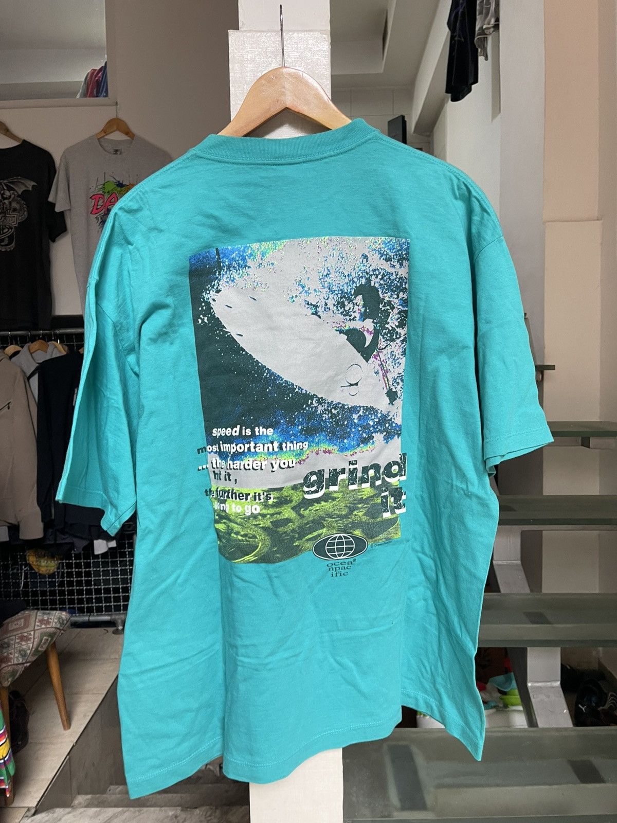Ocean Pacific Vintage Ocean Pacific t shirt Surf Size US XL / EU 56 / 4 - 1 Thumbnail