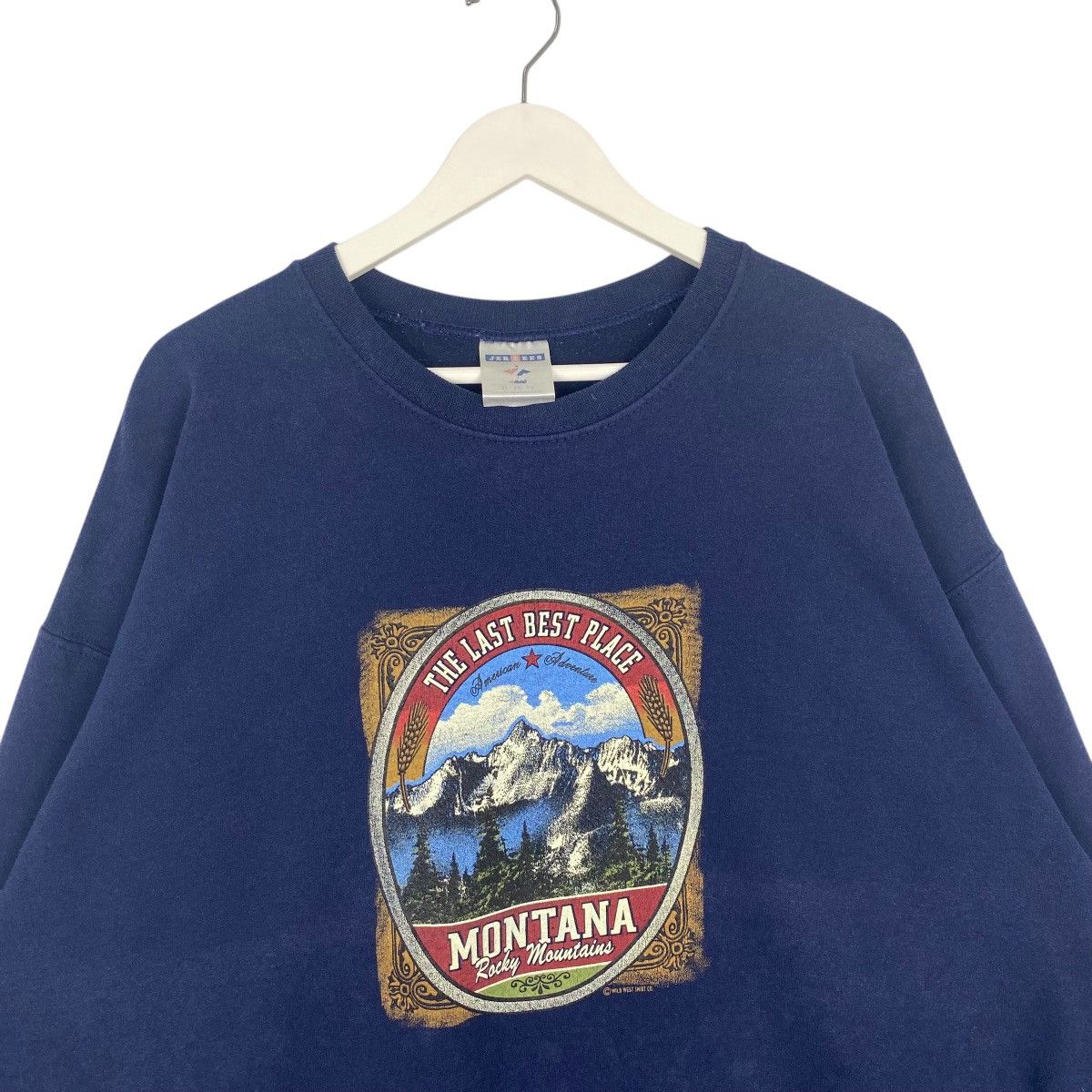 Vintage Vintage Montana Rocky Mountains Sweatshirt Blue Size S Size US S / EU 44-46 / 1 - 4 Thumbnail