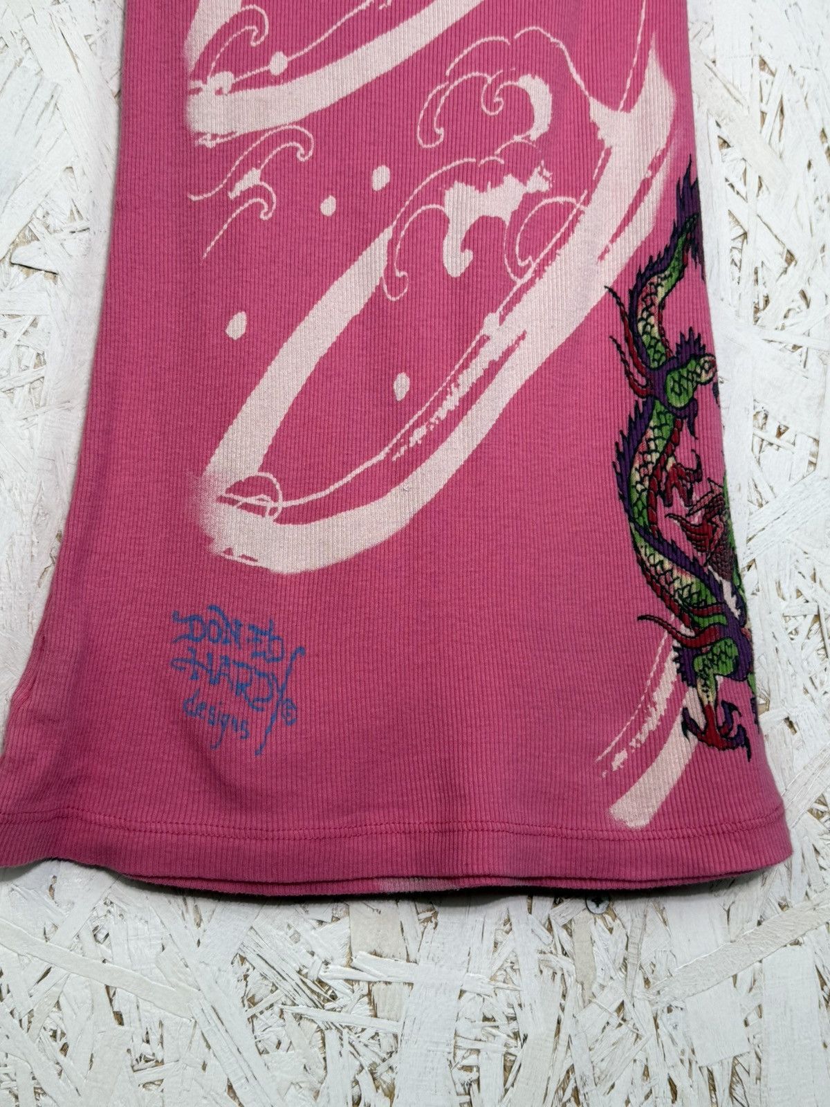 Ed Hardy BNWT Ed Hardy Audigier Love Kills Slowly Tank Top Pink Size M / US 6-8 / IT 42-44 - 6 Thumbnail