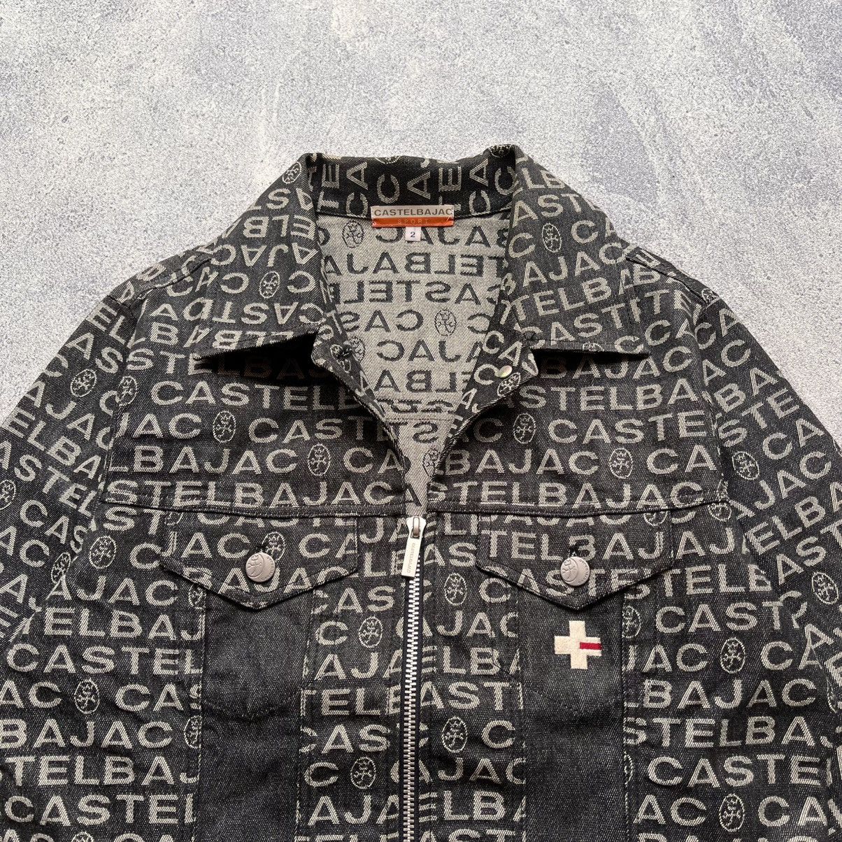 Jean Charles De Castelbajac Castel Bajac Sport Monogram Denim Jacket Size US M / EU 48-50 / 2 - 3 Thumbnail