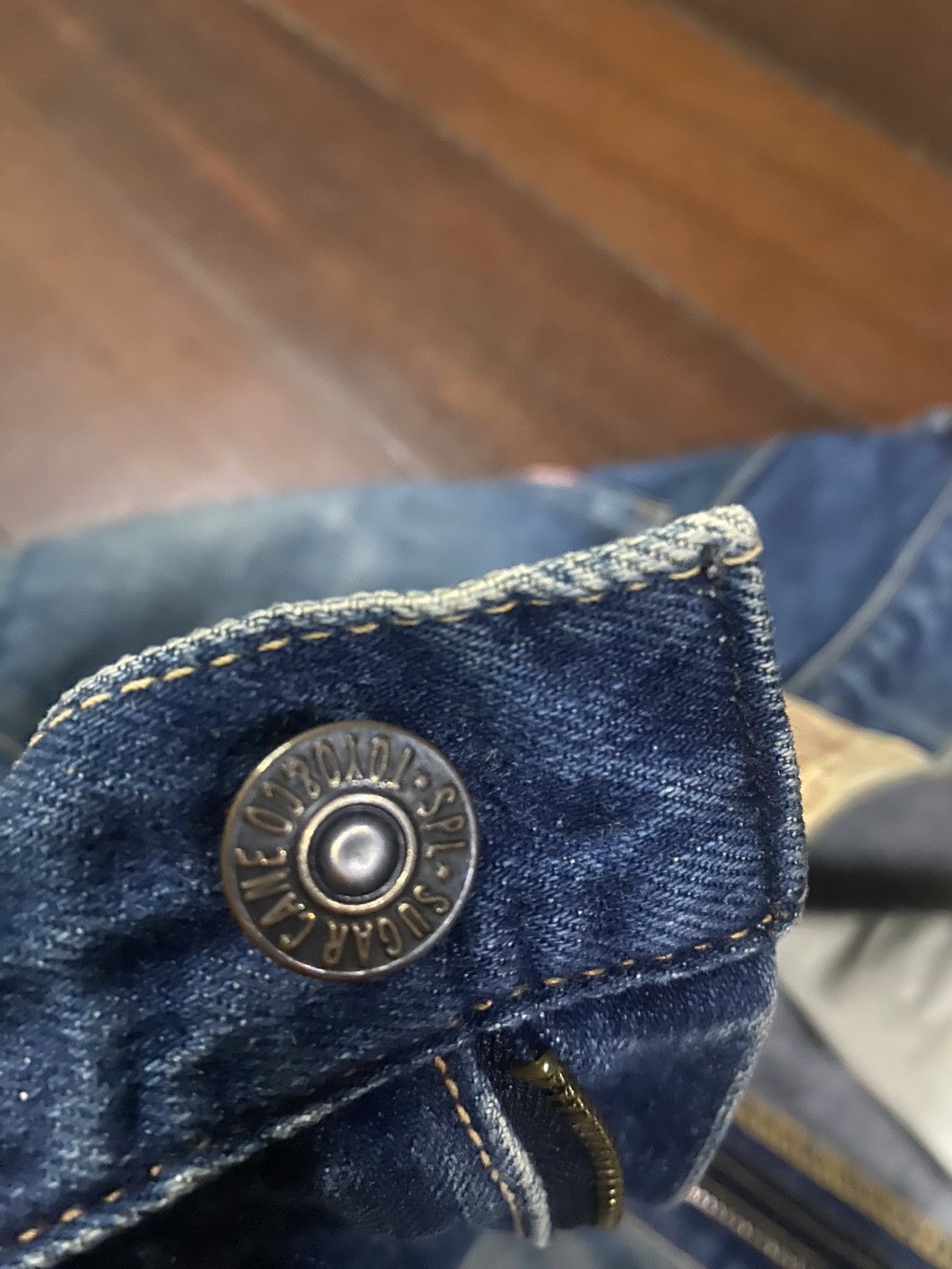 Sugar Cane AMAZING FIRE 🔥🔥 SUGAR CANE FLARE JEANS BOOT CUT Size US 32 / EU 48 - 17 Thumbnail