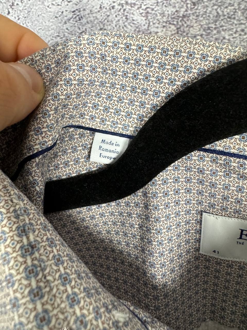 Eton Eton Shirt Mens 16 41 Floral All Over Print AOP Dress Formal Size US M / EU 48-50 / 2 - 8 Thumbnail