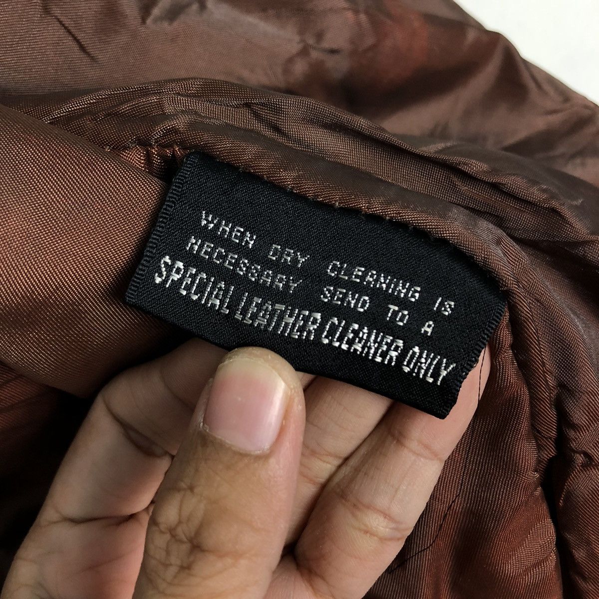 Japanese Brand 📌Vintage Bomber Leather Jacket Fly Adventure Bound Size US L / EU 52-54 / 3 - 18 Thumbnail