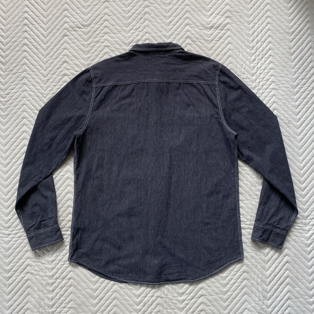 Garment Reproduction of Workers 44MM Reproduction Salt & Pepper Workwear Shirt Size US XL / EU 56 / 4 - 2 Thumbnail