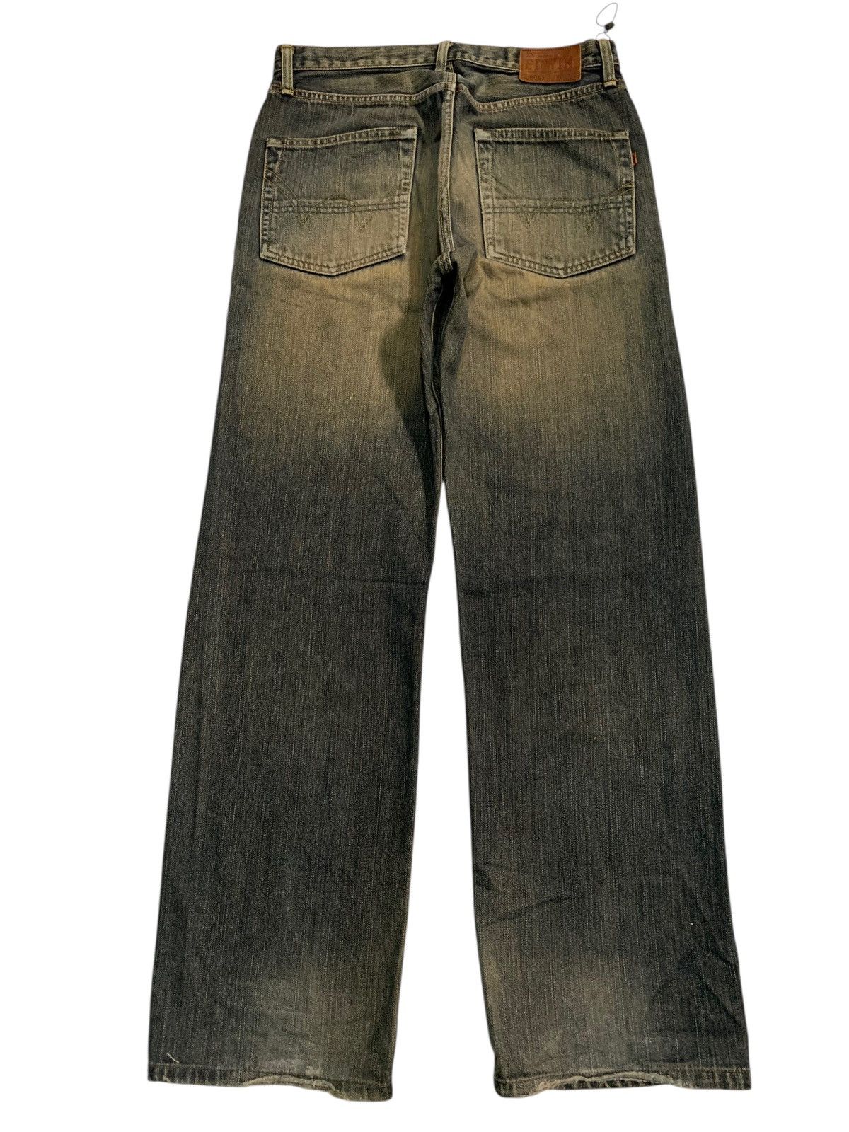 Edwin VINTAGE EDWIN 505z SELVEDGE RUSTY JAPANESE DISTRESSED DENIM Size US 31 - 2 Thumbnail