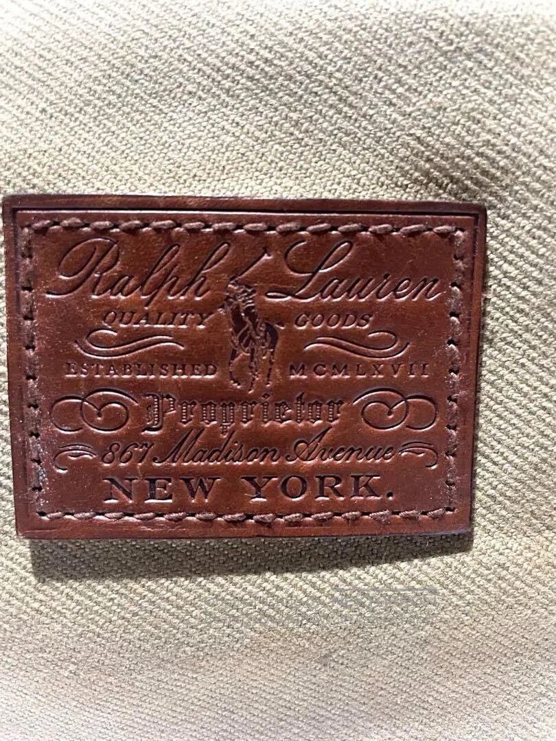 Polo Ralph Lauren Ralph Lauren Canvas Leather Tote Bag. Size ONE SIZE - 2 Thumbnail