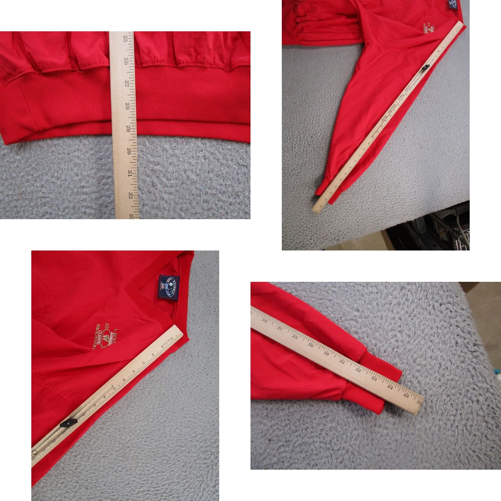 Madison Vintage Starbus Windbreaker Jacket XL Red USA Made Nike Shirt Size US XL / EU 56 / 4 - 8 Thumbnail