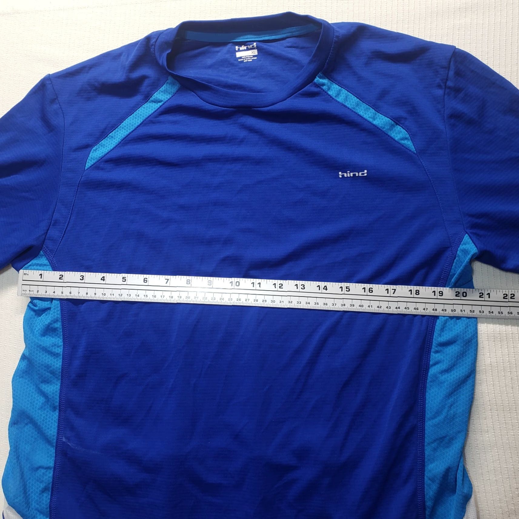 Vintage Hind Blue Shirt Adult XL Extra Large Mens Short Sleeve Breathable All Seasons Logo Size US XL / EU 56 / 4 - 4 Thumbnail