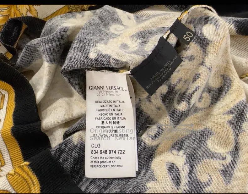 Versace Versace Medusa long-sleeved T-shirt Size US M / EU 48-50 / 2 - 4 Thumbnail