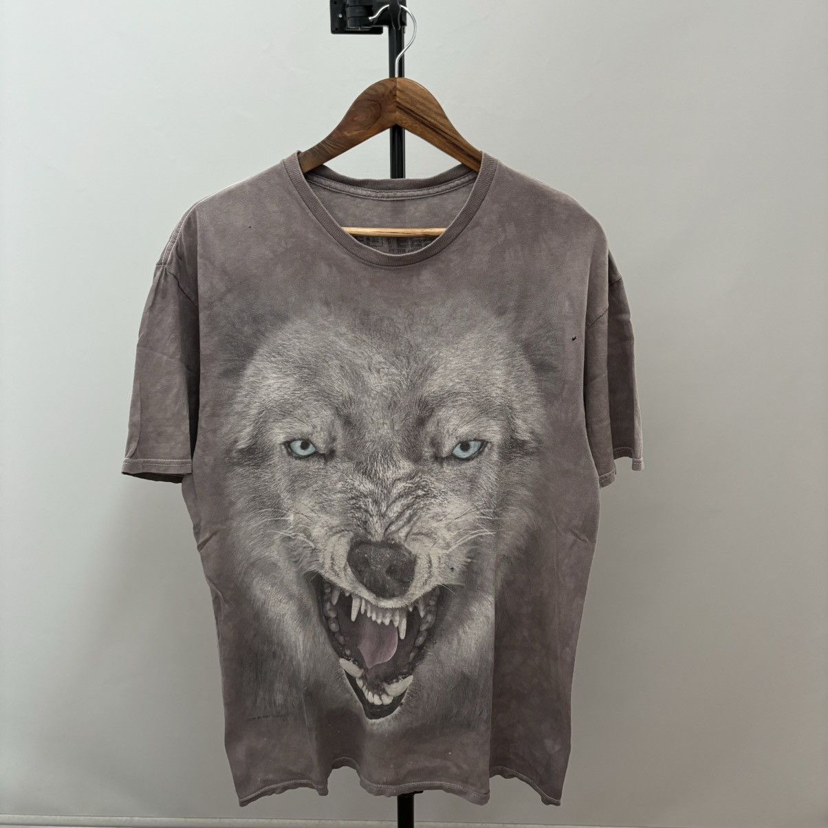 Band Tees × Vintage Fox The Mountain 3D Print Shirt Art Mike Sanford Size US L / EU 52-54 / 3 - 1 Thumbnail