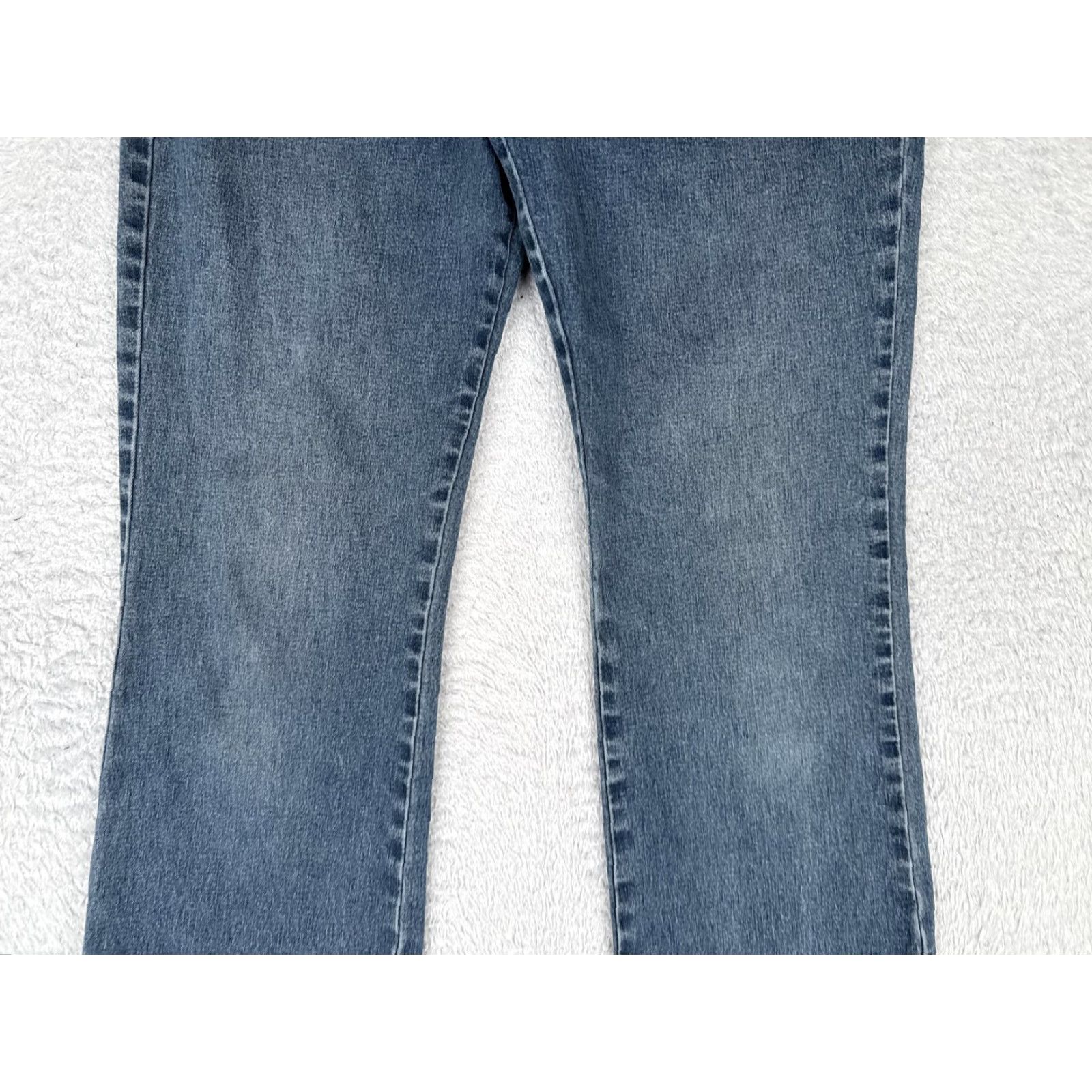 Vintage UNIONBAY Jeans Womens 29 Blue Medium Wash Mid Rise Straight Leg Denim 29x31 Size 29" - 3 Thumbnail