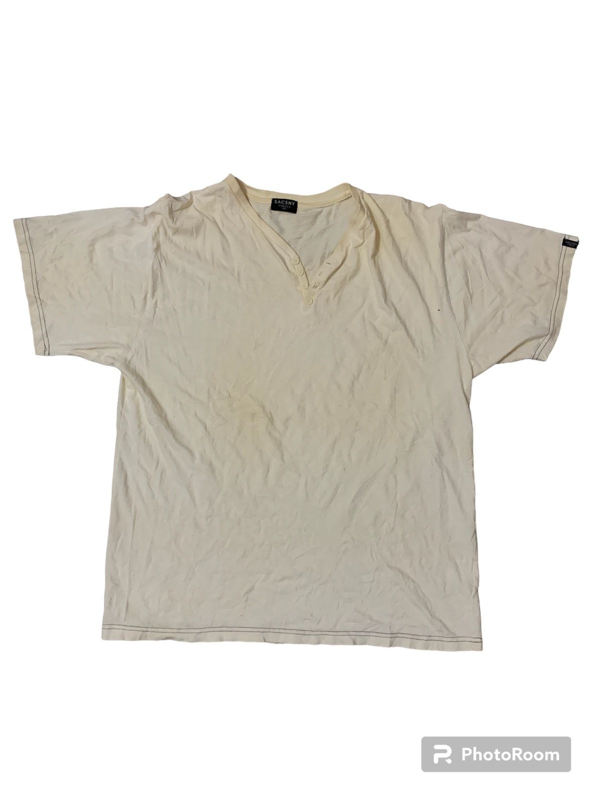 Japanese Brand × Y's for Men × Yohji Yamamoto Yohji Yamamoto Y’saccs Plain Tee Size US L / EU 52-54 / 3 - 1 Thumbnail