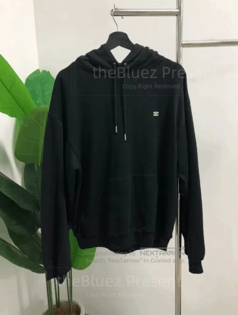 Celine black celine embroidered hooded sweatshirt. Size US L / EU 52-54 / 3 - 1 Thumbnail