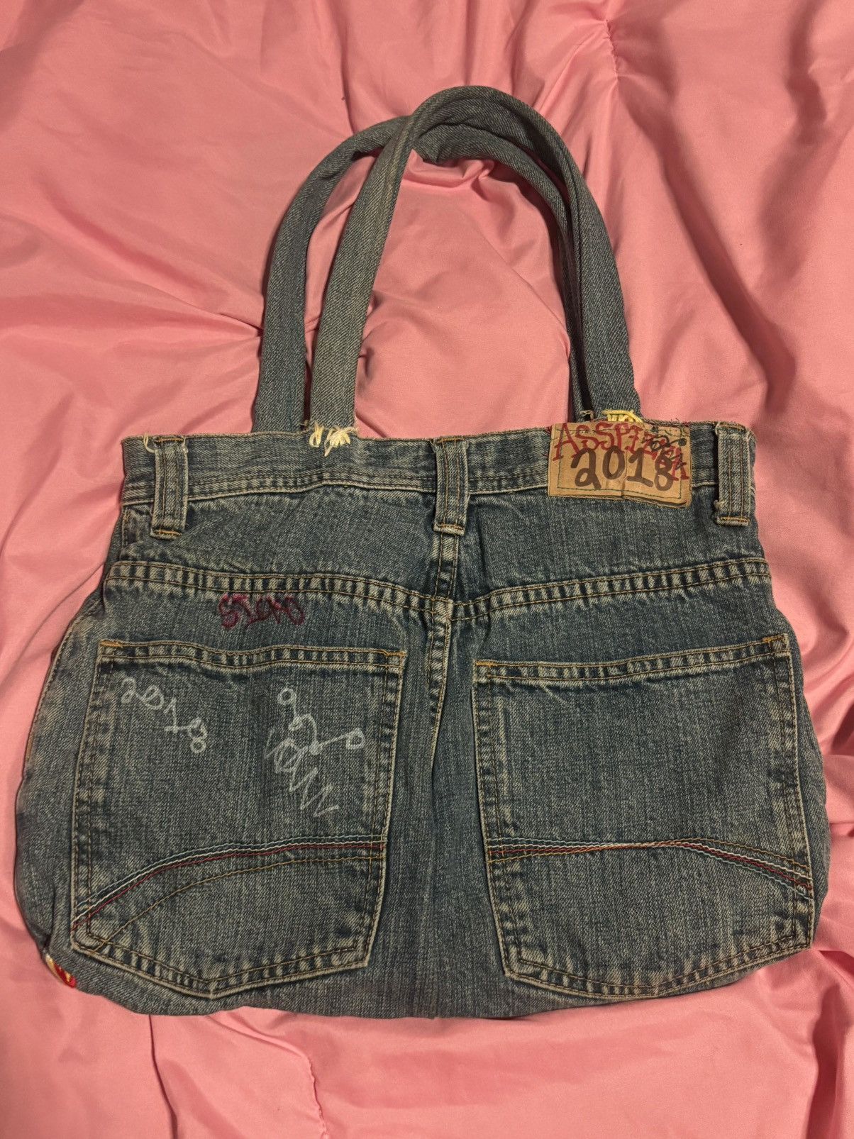 Asspizza 1/1 Asspizza 2018 tote Ekko jeans Size ONE SIZE - 2 Thumbnail