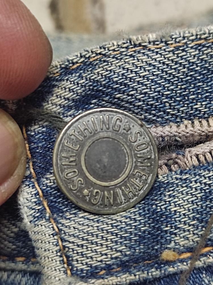 Japanese Brand × Vintage VINTAGE SOMETHING JAPANESE BRAND SELVEDGE DISTRESSED STYLE Size US 31 - 6 Thumbnail