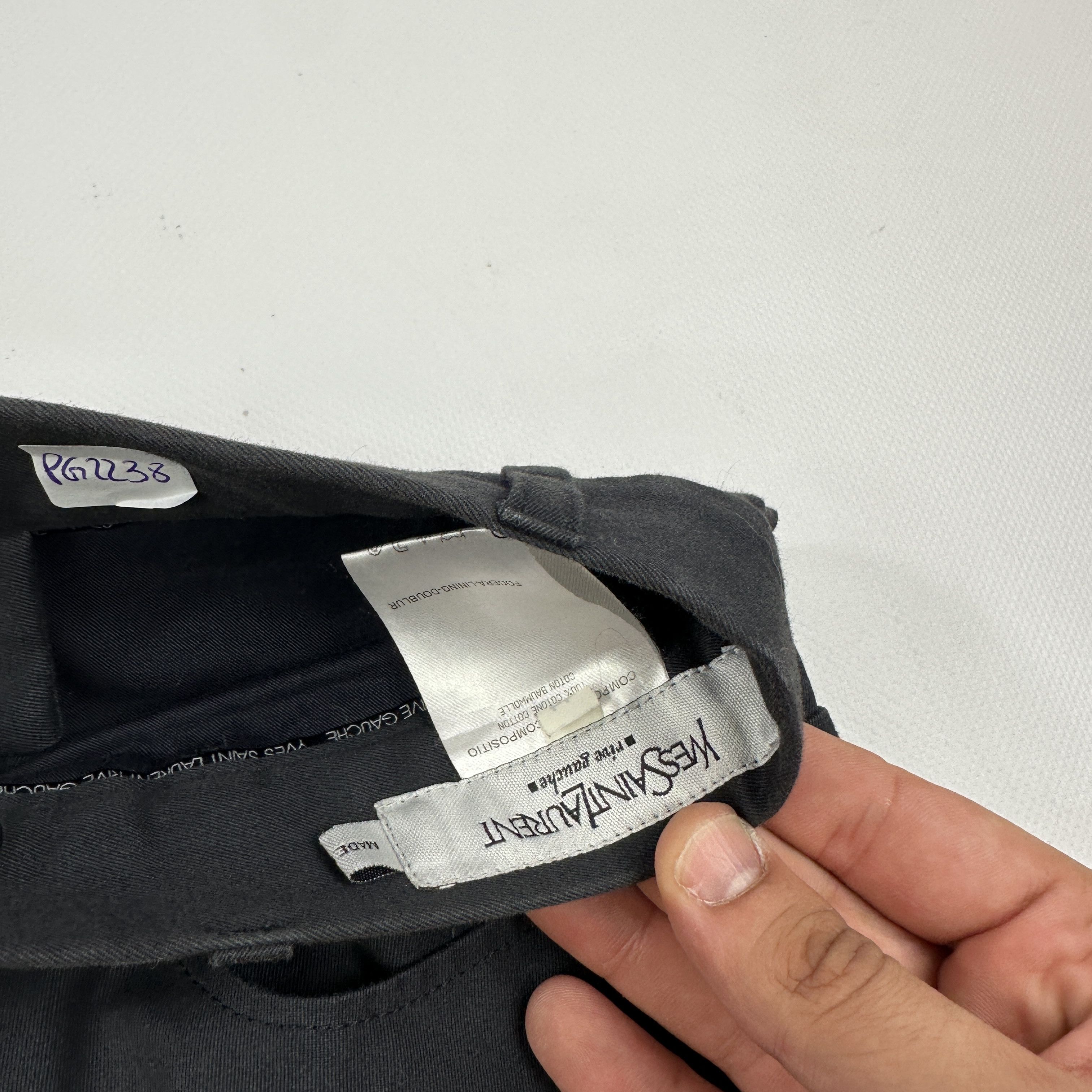 Yves Saint Laurent Pantaloni Chino Yves Saint Laurent Rive Gauche Cotone- 44 IT Size US 30 / EU 46 - 4 Thumbnail