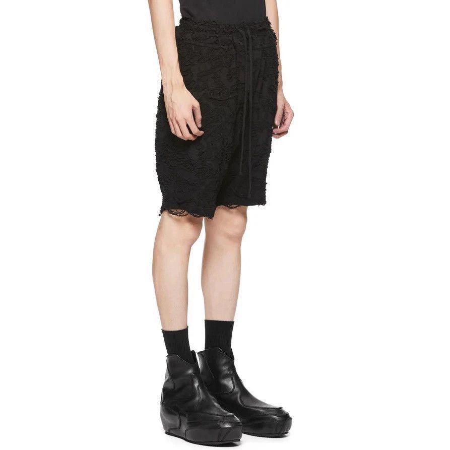 Julius Julius 7 Dark Heavy Distressed Cotton Shorts 2/3 Size US 32 / EU 48 - 5 Thumbnail
