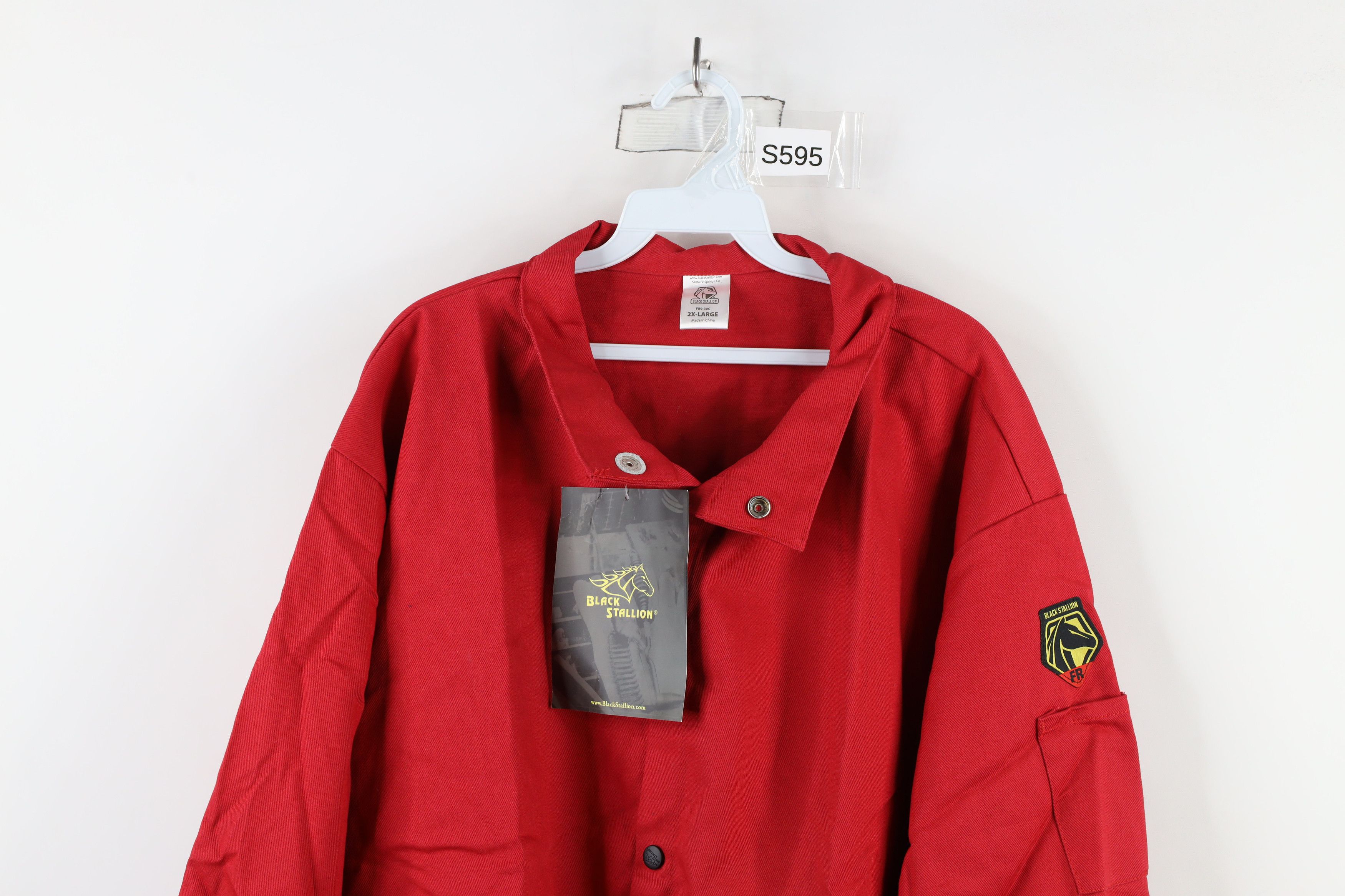 Vintage New Resistant FR 9oz Welding Workwear Mechanic Jacket Red Size US XXL / EU 58 / 5 - 2 Thumbnail