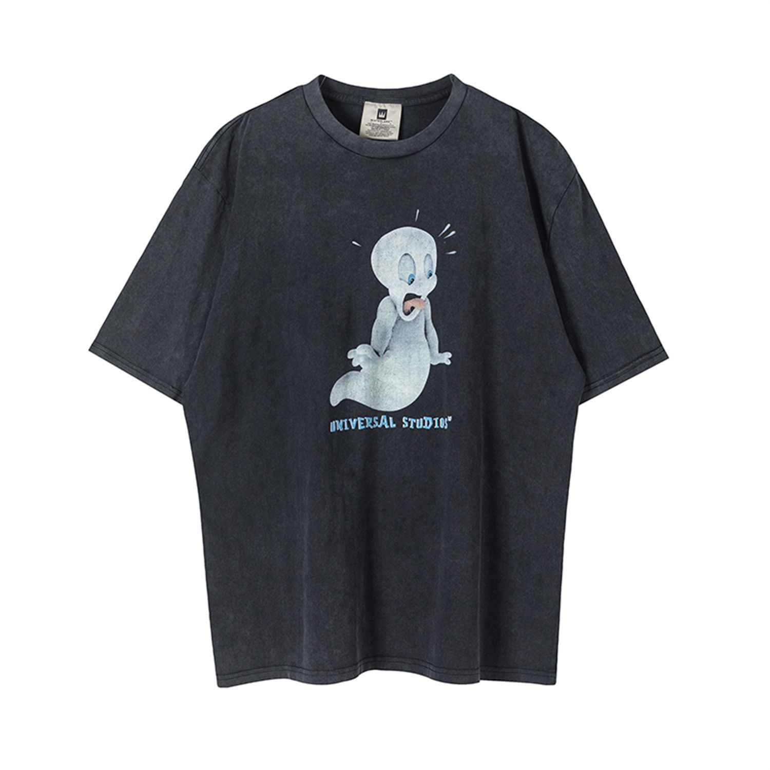 Japanese Brand casper Cartoon Printed Vintage Oversized T Shirt Size US L / EU 52-54 / 3 - 1 Thumbnail