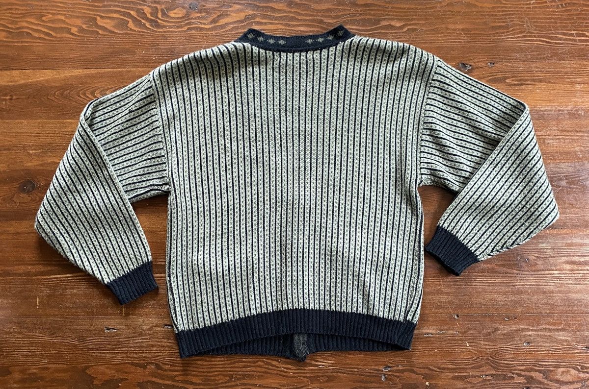 Vintage Vintage 70’s American Crusader Striped Knit Cardigan Sweater Size US L / EU 52-54 / 3 - 10 Thumbnail