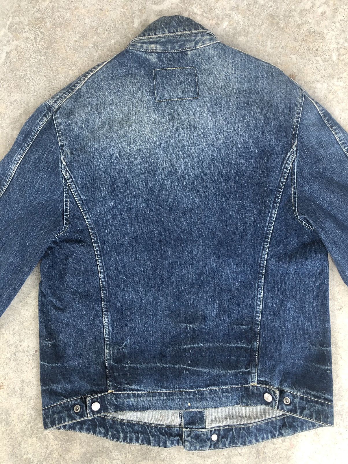Levi's Y2k Levis Engineered Type 1 Denim Jacket Distressed Size US L / EU 52-54 / 3 - 10 Thumbnail
