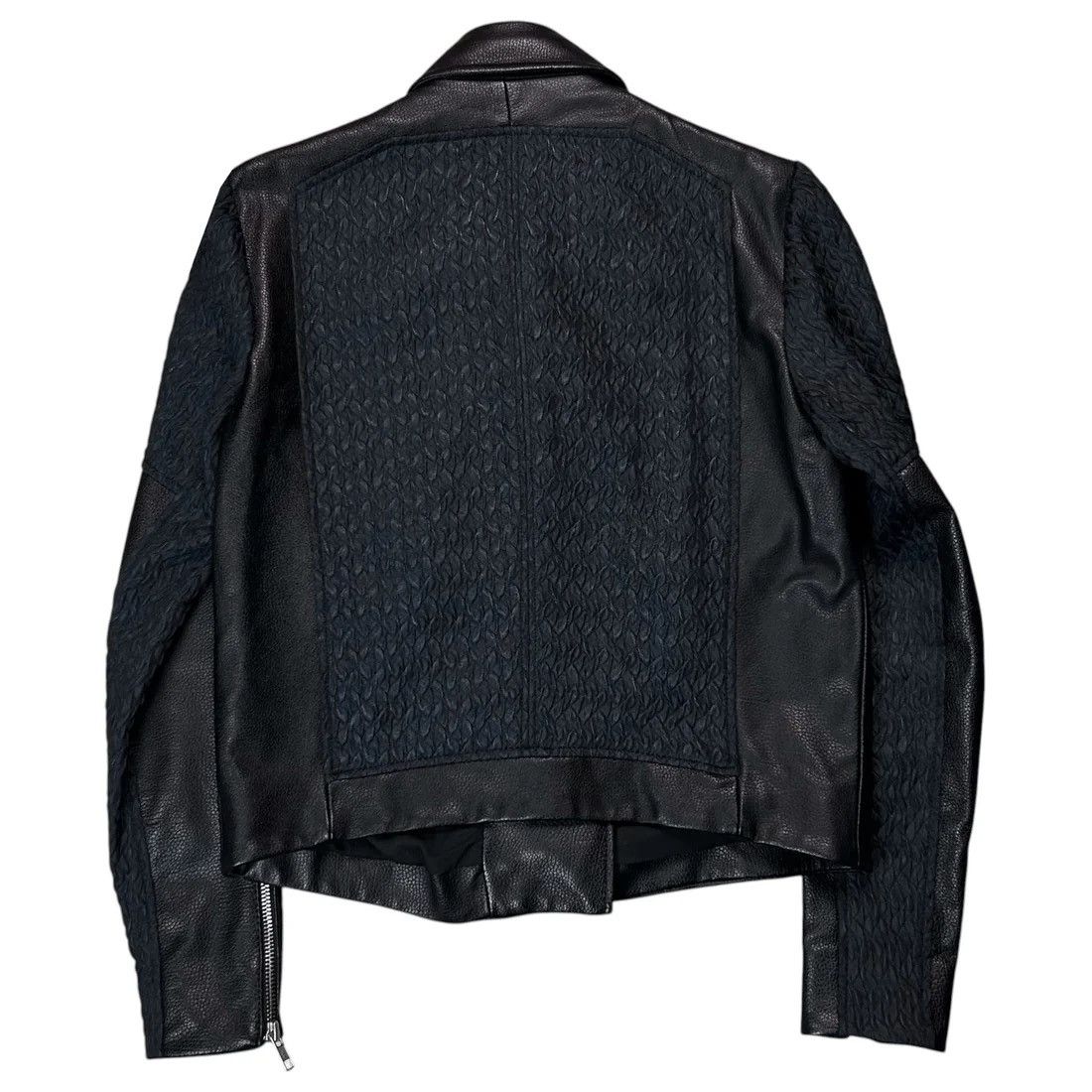 Helmut Lang Helmut Lang Jacquard Multi Zip Leather Jacket - AW12 Size US XS / EU 42 / 0 - 3 Thumbnail