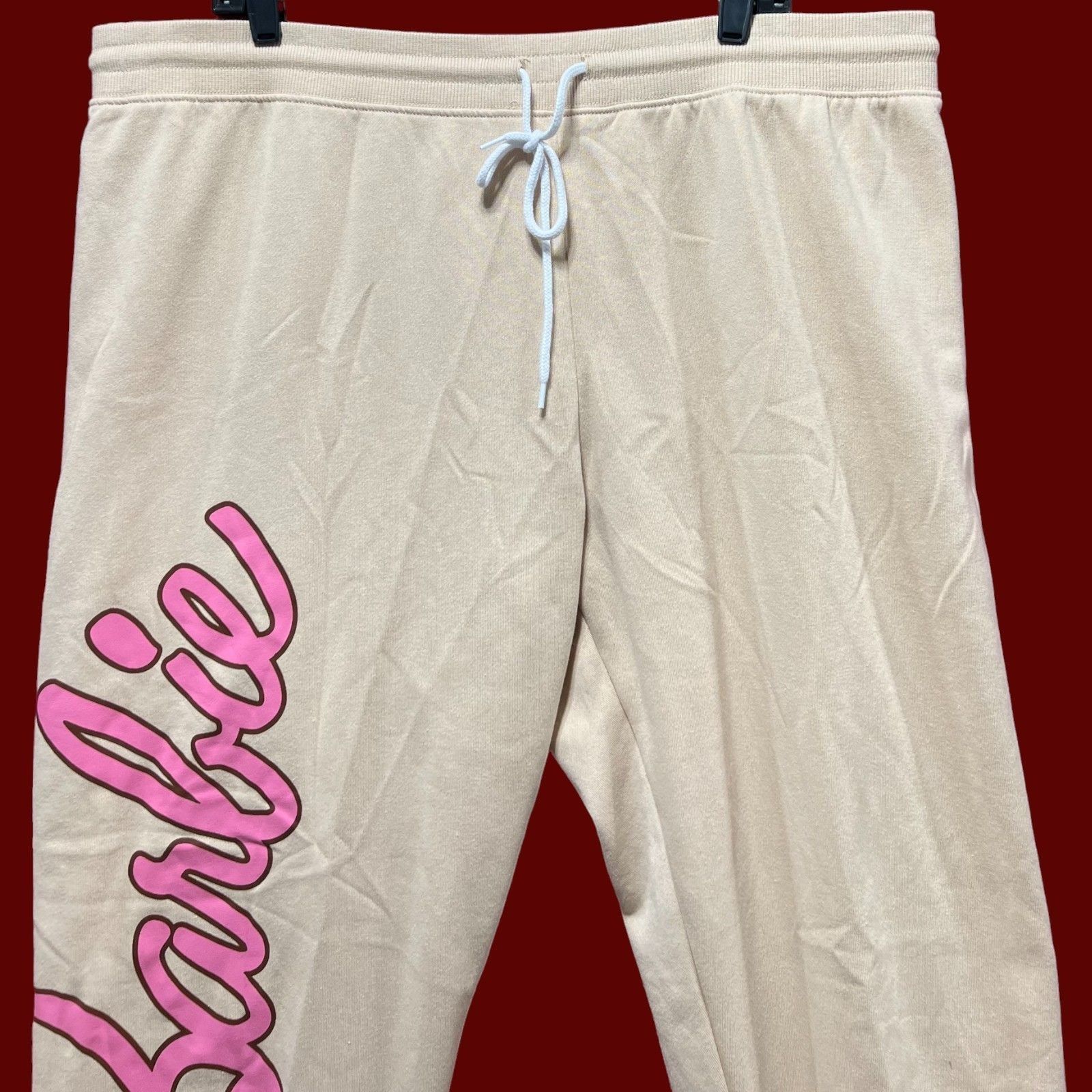Other Mattel - Barbie - Women's Sweatpants - Beige - 1X Size 40" / US 18 - 11 Thumbnail