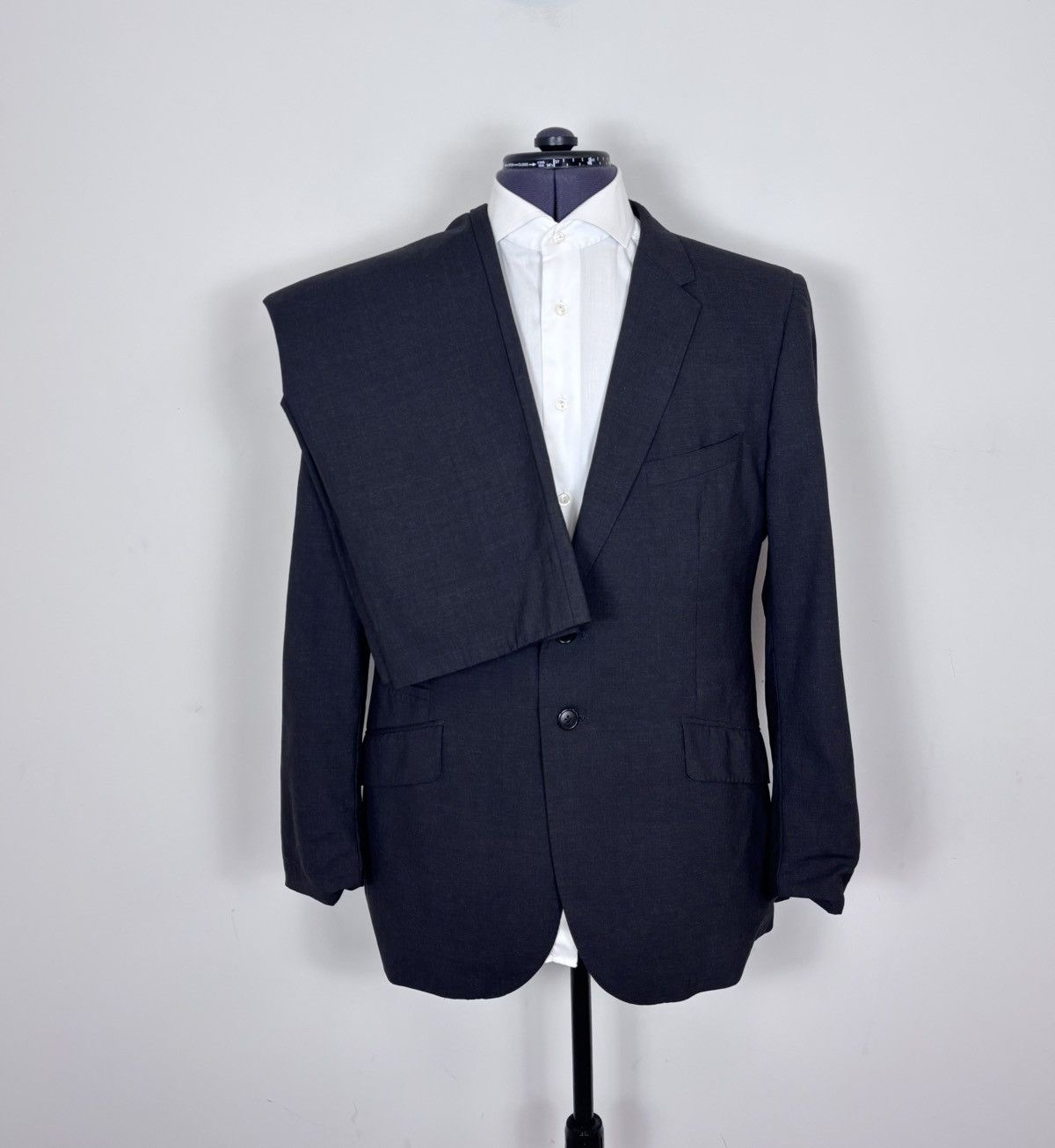 Paul Smith Paul Smith PS Men’s 2-Piece Grey Wool Suit Stretch 2-Buttons Size 42R - 1 Thumbnail
