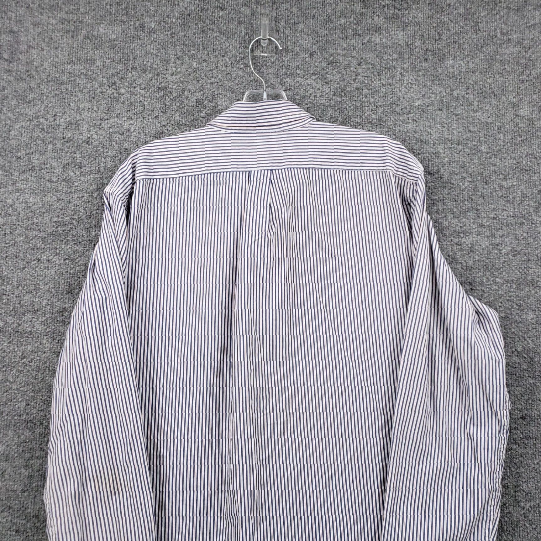 Gap Gap Shirt Mens L Large Button-Up Blue Striped Pocket Long Sleeve Business Casual Size US L / EU 52-54 / 3 - 6 Thumbnail