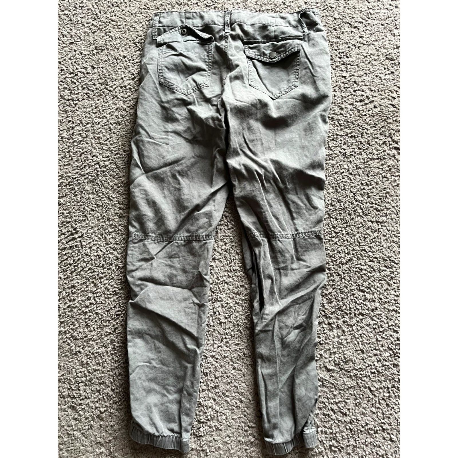 Calvin Klein CALVIN KLEIN Pants Women Slim Fit Jogger Cotton Blend Gray 2 Regular Inseam 27" Casual Sports Size 26" / US 2 / IT 38 - 3 Thumbnail