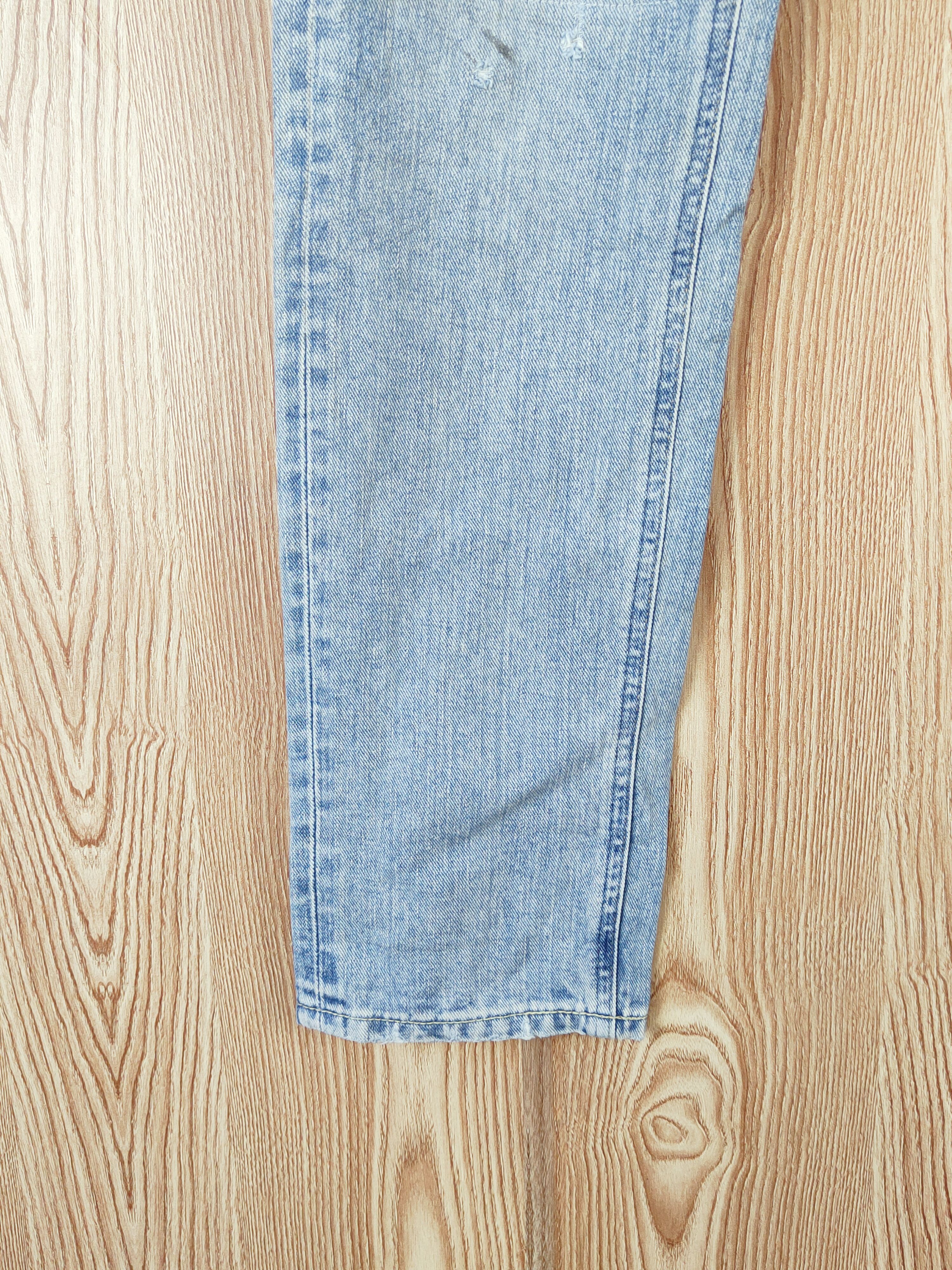 Japanese Brand Lee Blue Faded Distressed Ripped Jeans #W797 Size US 32 / EU 48 - 4 Thumbnail