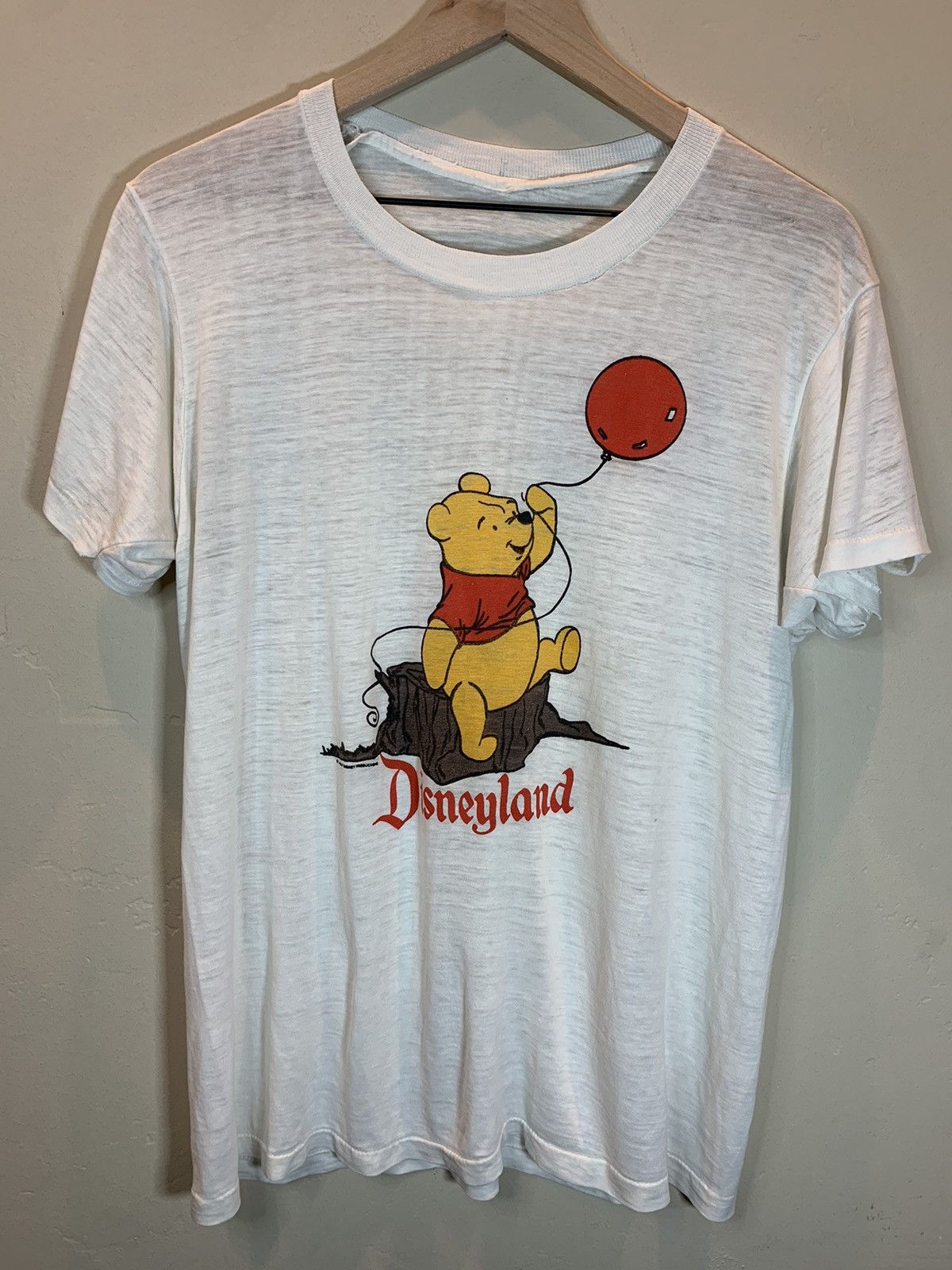 Disney × Vintage *RARE* Vintage 1970’s Winnie The Pooh Disneyland T-Shirt Size US L / EU 52-54 / 3 - 1 Thumbnail