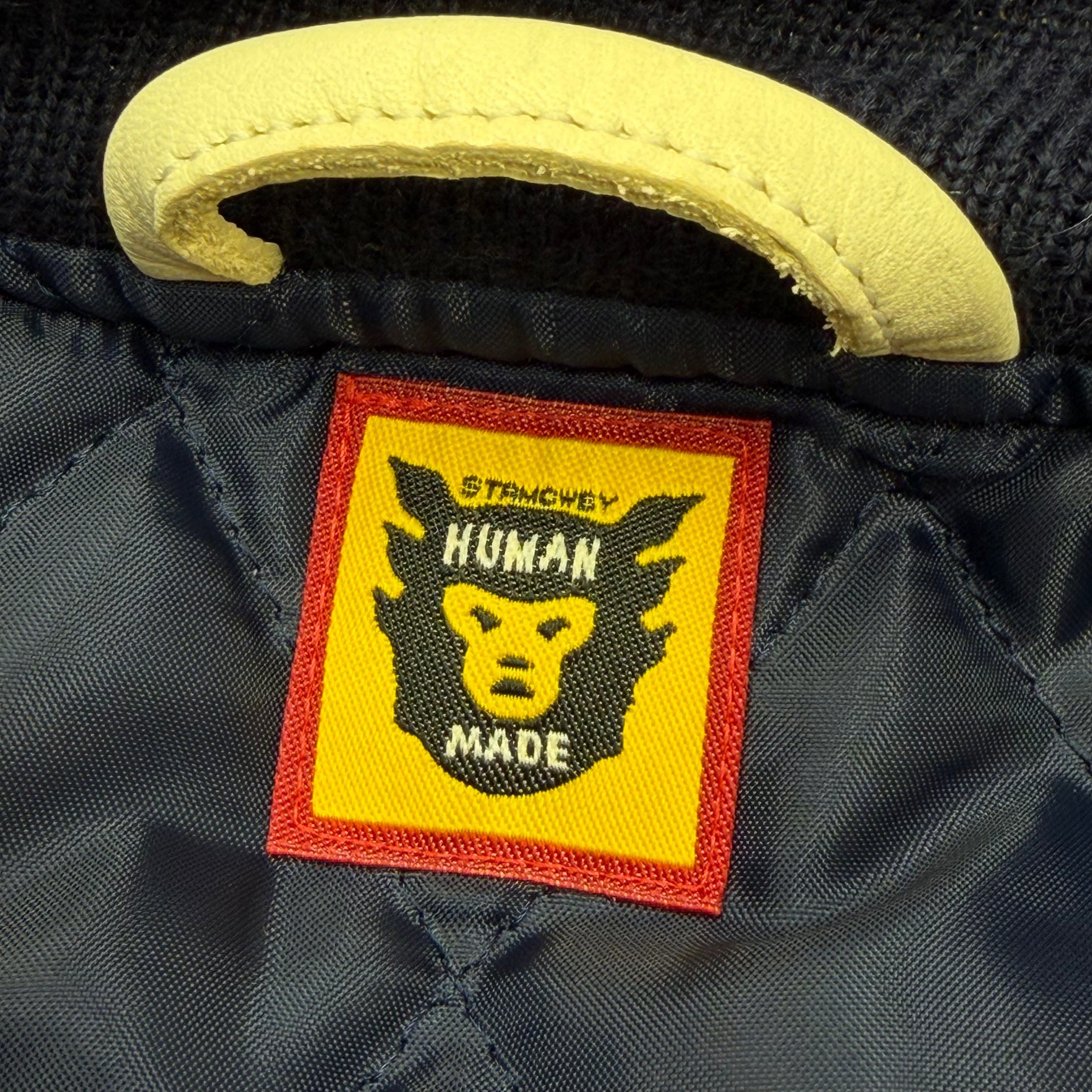 Human Made Human Made x Kaws Navy Varsity Jacket M Size US M / EU 48-50 / 2 - 5 Thumbnail