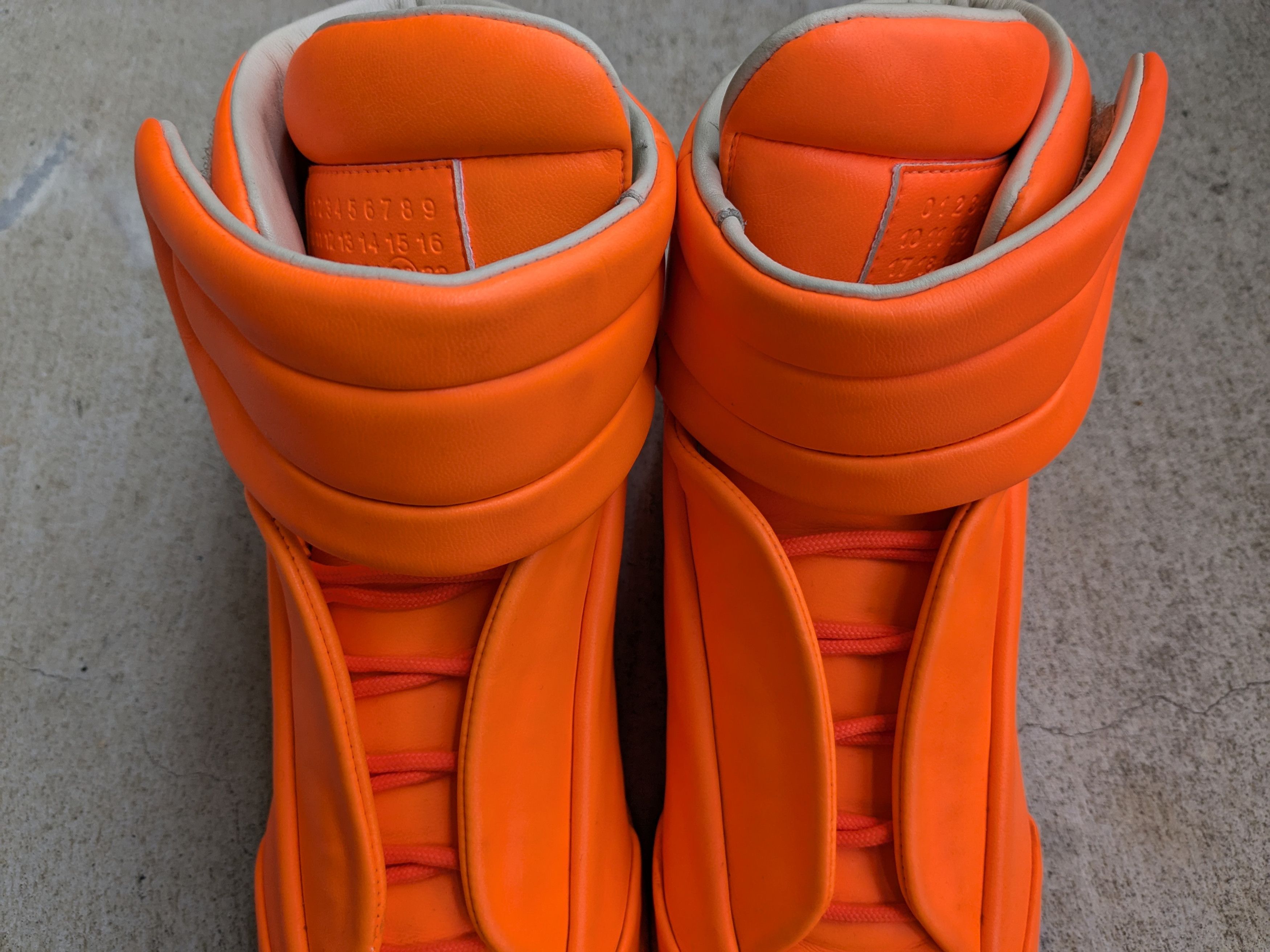 Maison Margiela Maison Margiela Future Orange Size 8 41 High Tops Leather Size US 8 / EU 41 - 4 Thumbnail
