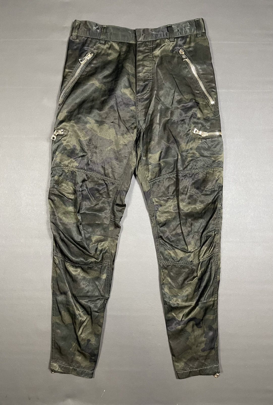Balmain Balmain FW17 camouflage cargo pants Size US 30 / EU 46 - 2 Thumbnail