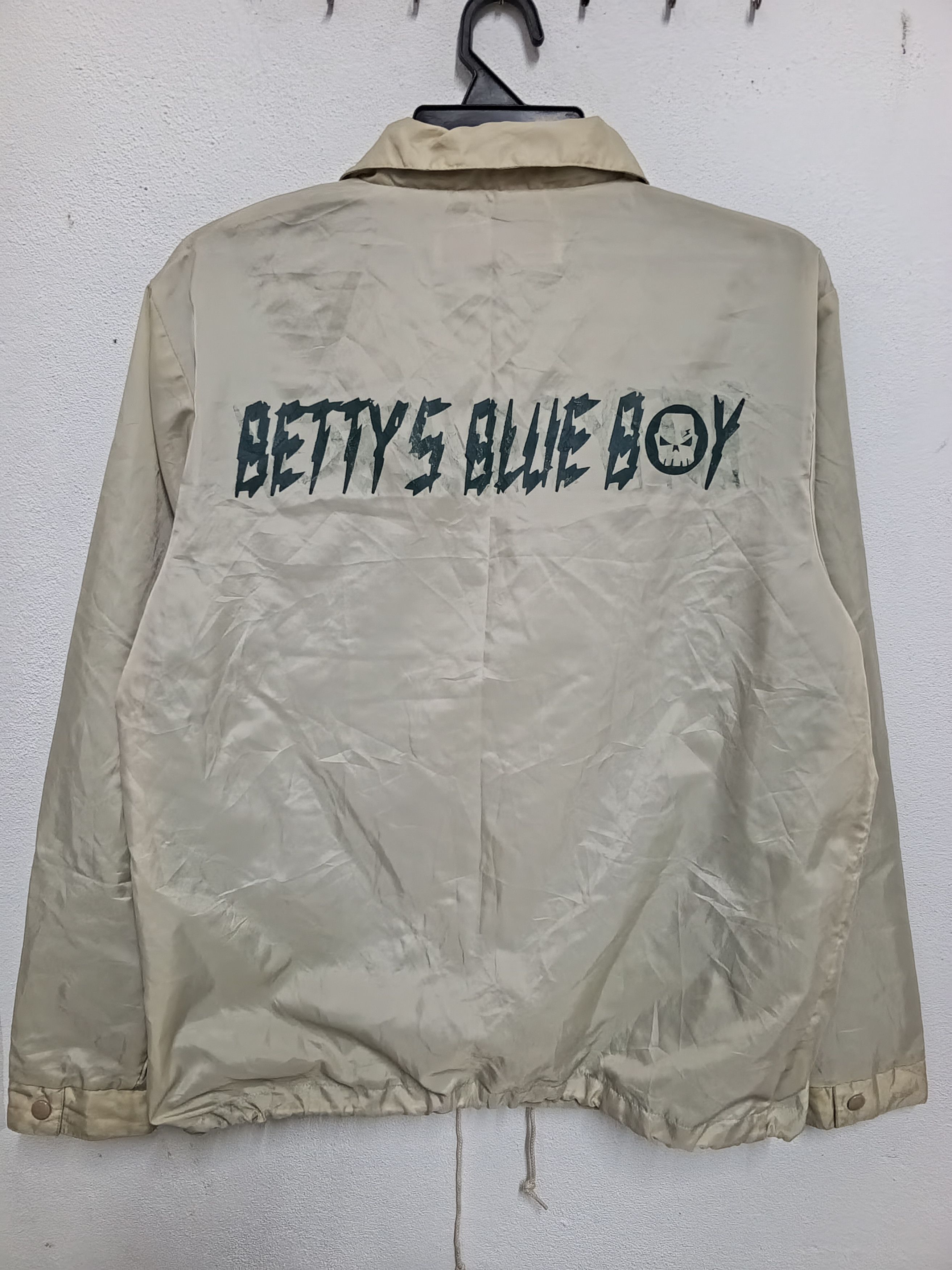 💥💀 skull rare💀💥BETTY'S BLUE BOY COACH JACKET SHINJI ABE