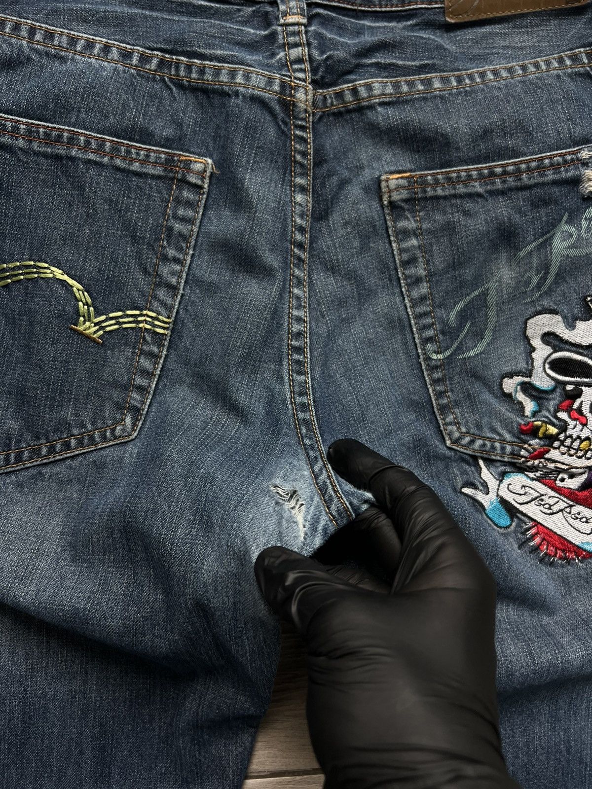 Ed Hardy Vintage Style Ed Hardy Jeans by Christian Audigier Pants Size US 34 / EU 50 - 24 Thumbnail