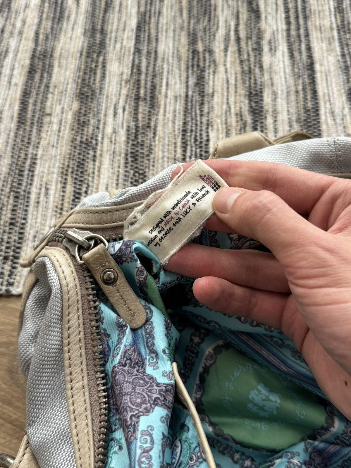 George Gina & Lucy GGL GEORGE GINA & LUCY Hobo Bag Gray Woman Soft Tote Bag Size ONE SIZE - 16 Thumbnail