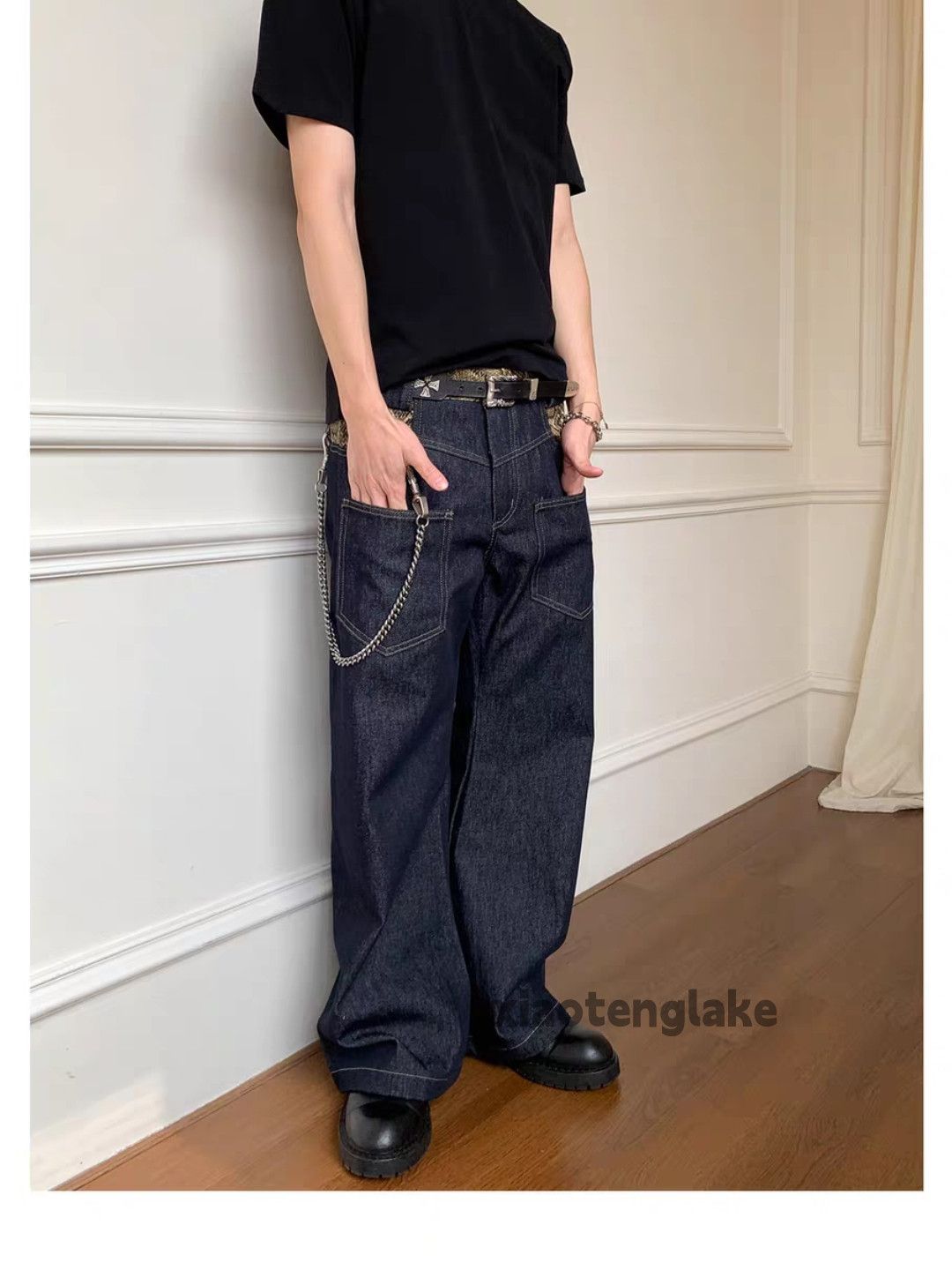Vintage Custom unisex utility punk yuppie loose baggy jeans Size US 32 / EU 48 - 5 Thumbnail
