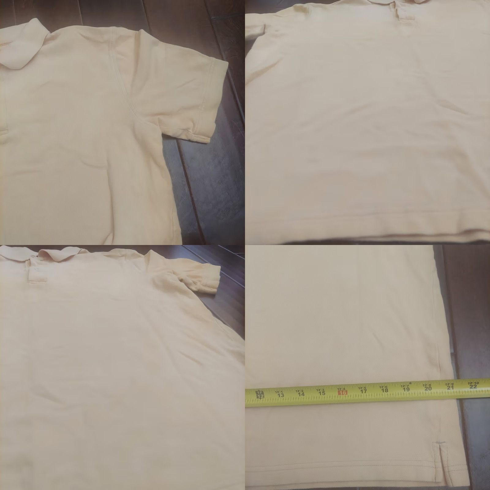 Vintage Covington Polo Shirt Men Beige Short Sleeve - Size M - Regular Fit Size US M / EU 48-50 / 2 - 8 Thumbnail