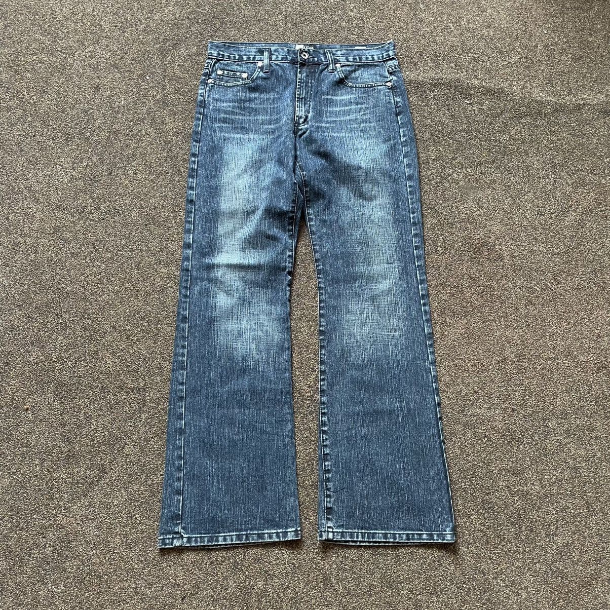 Vintage Vintage Y2K Baggy Faded Jeans Grunge Skate Distressed 35 Size 35" - 1 Thumbnail