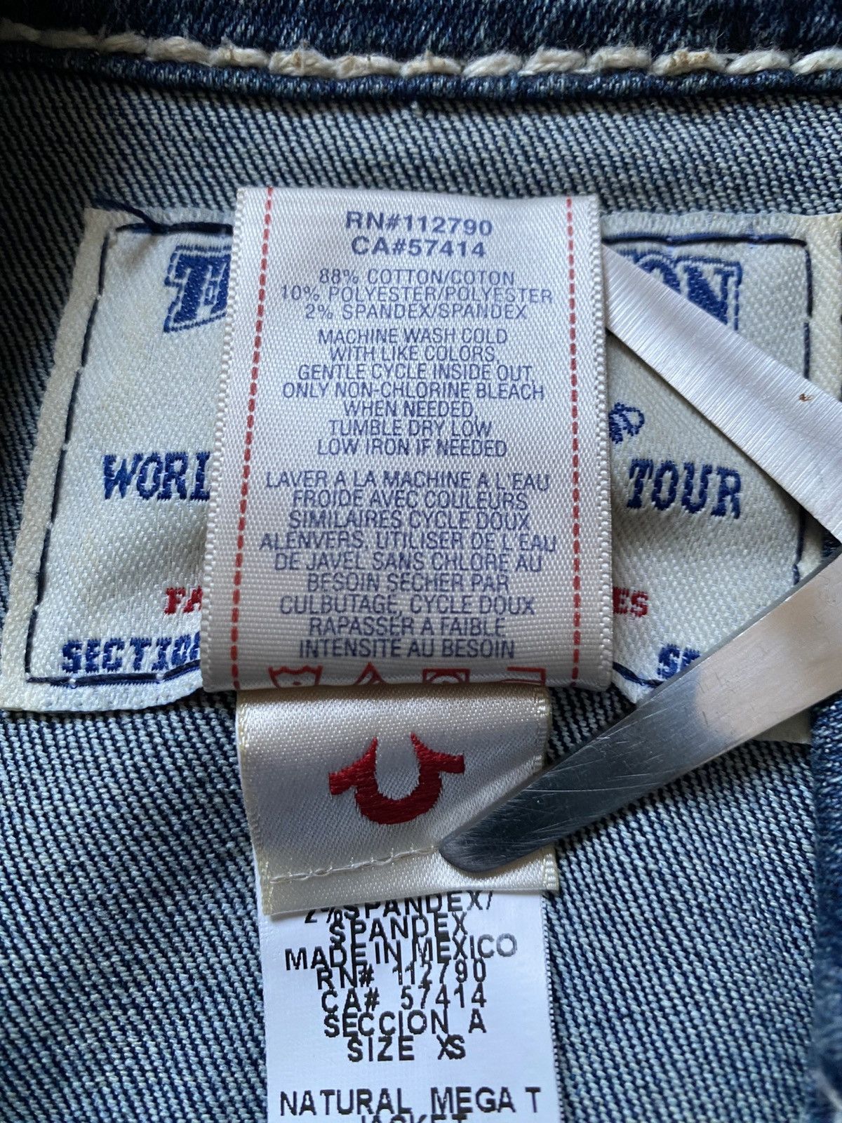 True Religion Vintage True Religion Denim Jacket Women’s Y2K Size XS / US 0-2 / IT 36-38 - 7 Thumbnail