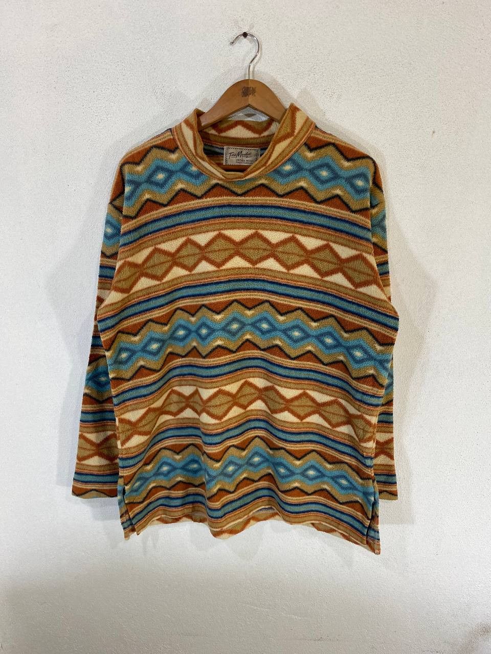 image of Avant Garde x Vintage s Navajo Design Sweater Nice Design in Brown, Men's (Size XL)